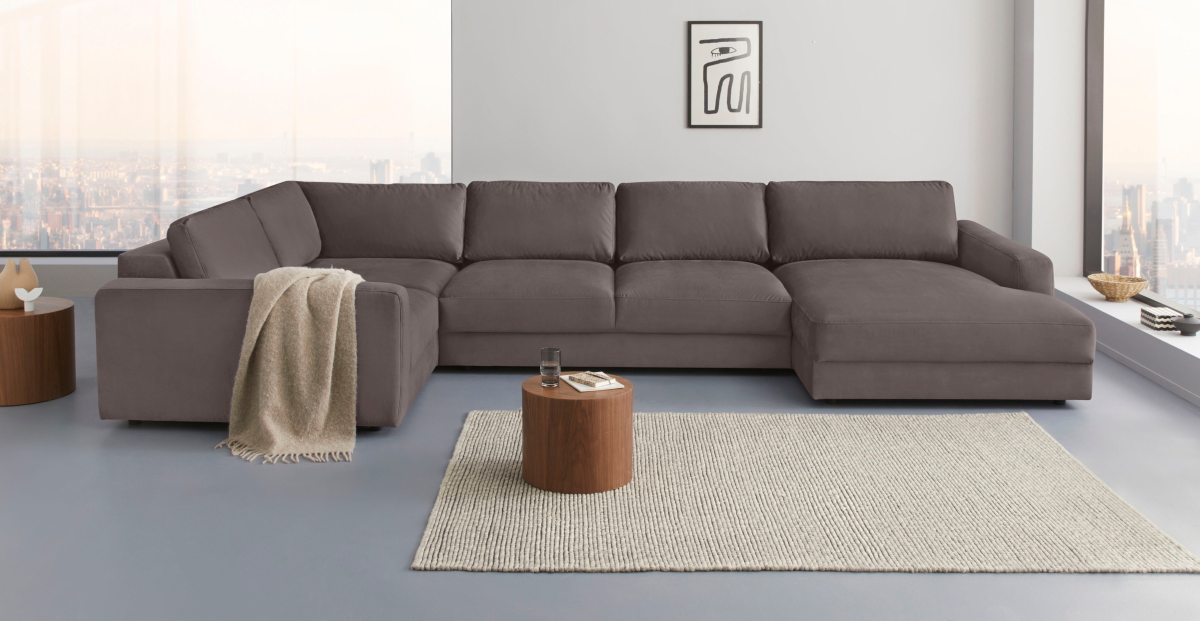 Places of Style Sofa-Mittelelement »Bloomfield«, passende Erweiterung zu den Garnituren "Bloomfield"