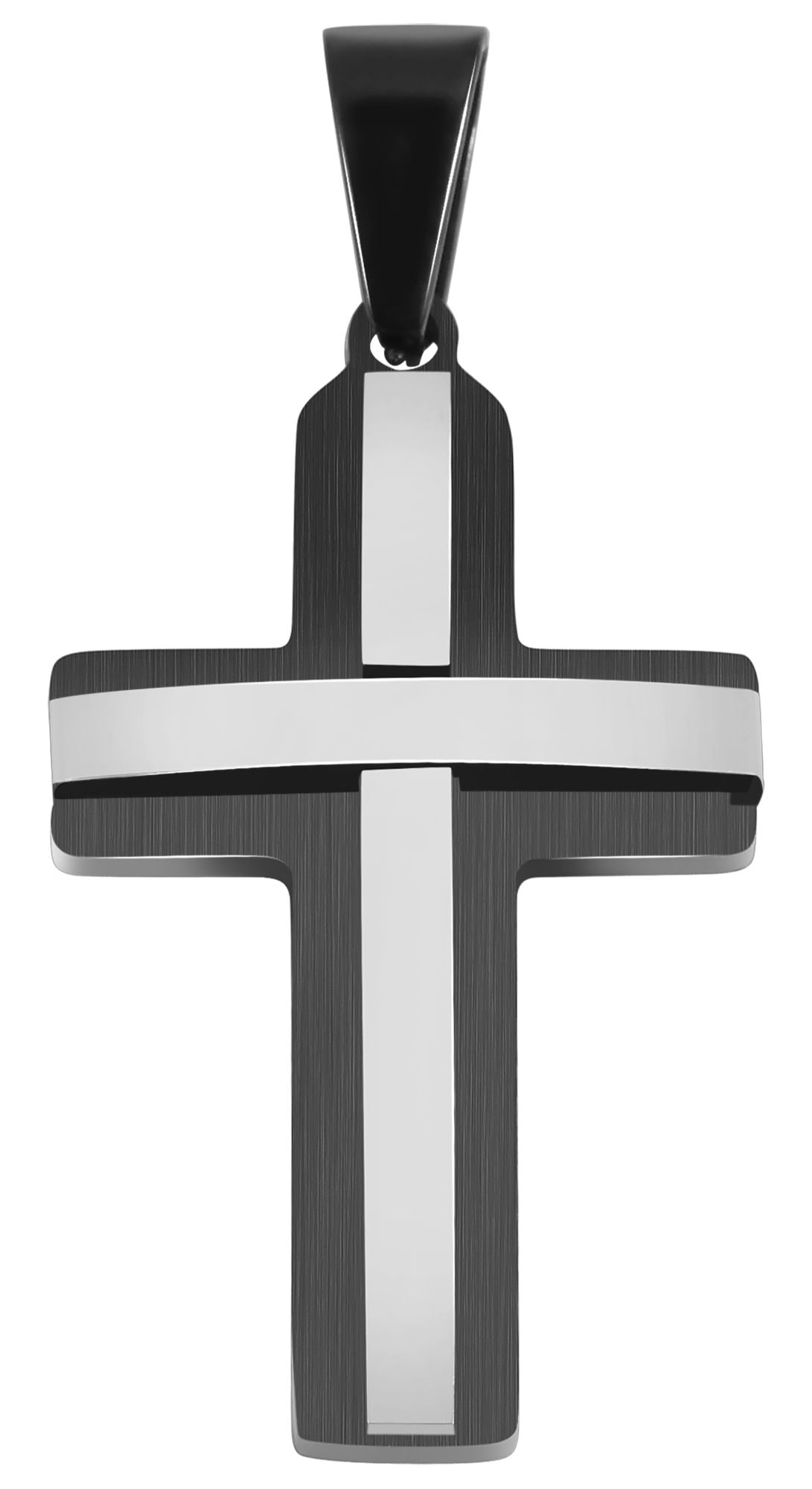 Adelia´s Kettenanhänger »Unisex Anhänger – Kreuz Kreuzanhänger aus Edelstahl«  Geschenkidee: zeitlos und vielseitig