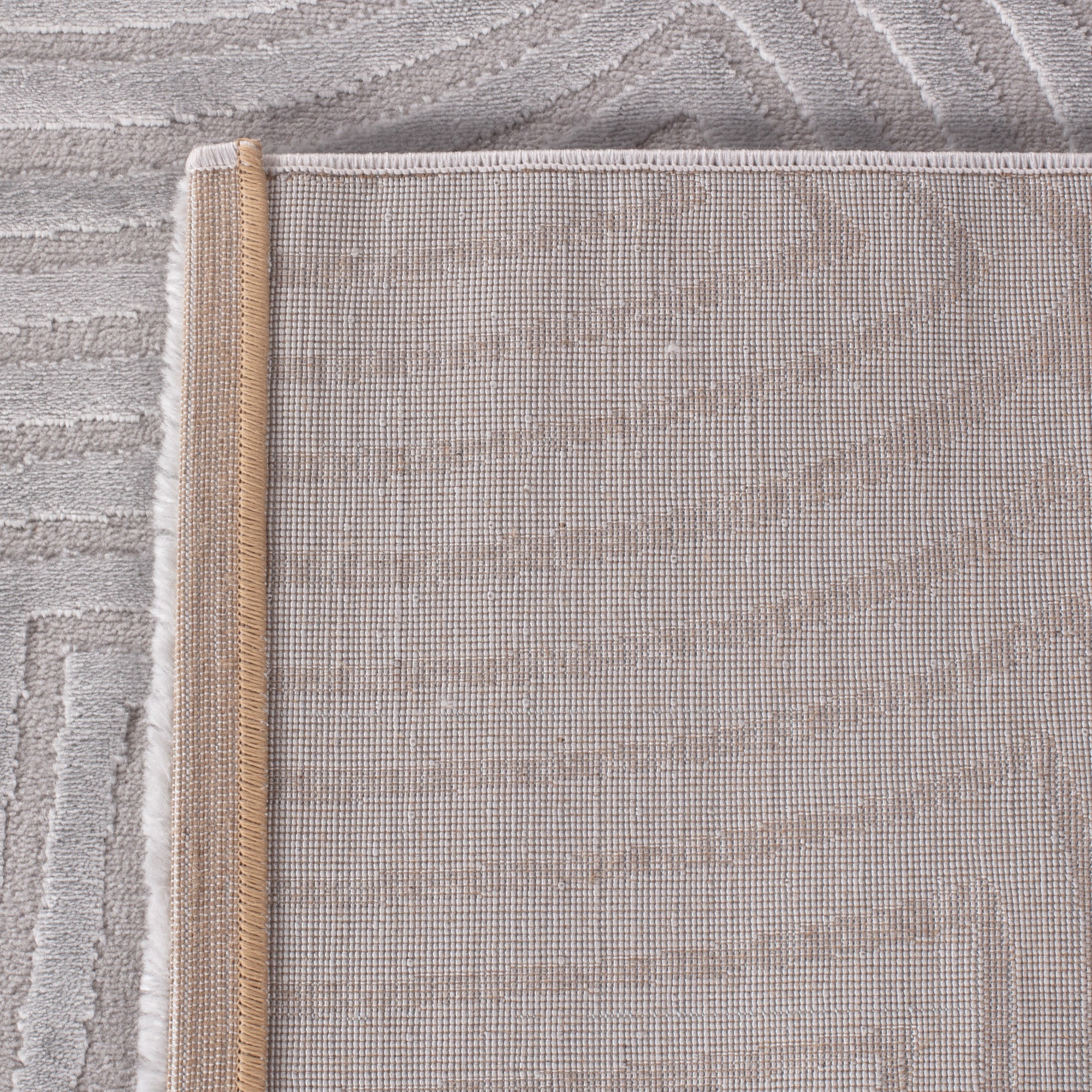 Teppich AYYILDIZ TEPPICHE "SAHARA 1113", silber (silberfarben), B:140cm H:12mm L:200cm, Polypropylen, Teppiche, Teppich, Läufer / Pflegeleicht / Strapazierfähig / Trend Colors/ Wohnzimmer 3