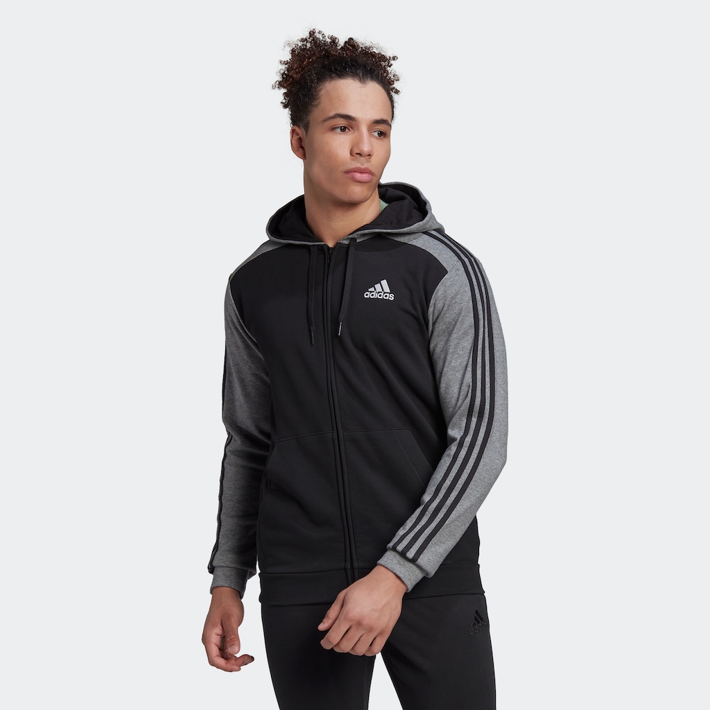 adidas Sportswear Kapuzensweatshirt »ESSENTIALS MÉLANGE FRENCH TERRY KAPUZENJACKE«