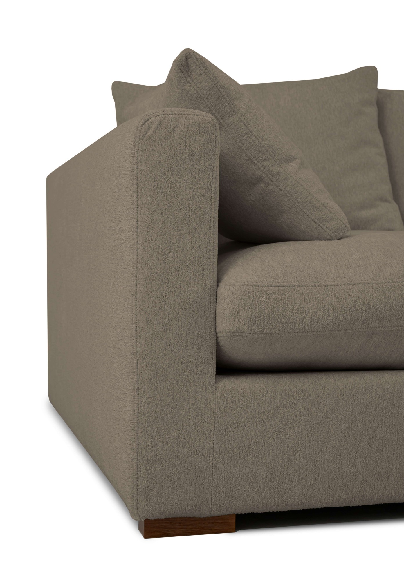 Home affaire Ecksofa »Coray«, Breite 266 cm, extra weich und kuschelig, mit Federn und Daunen