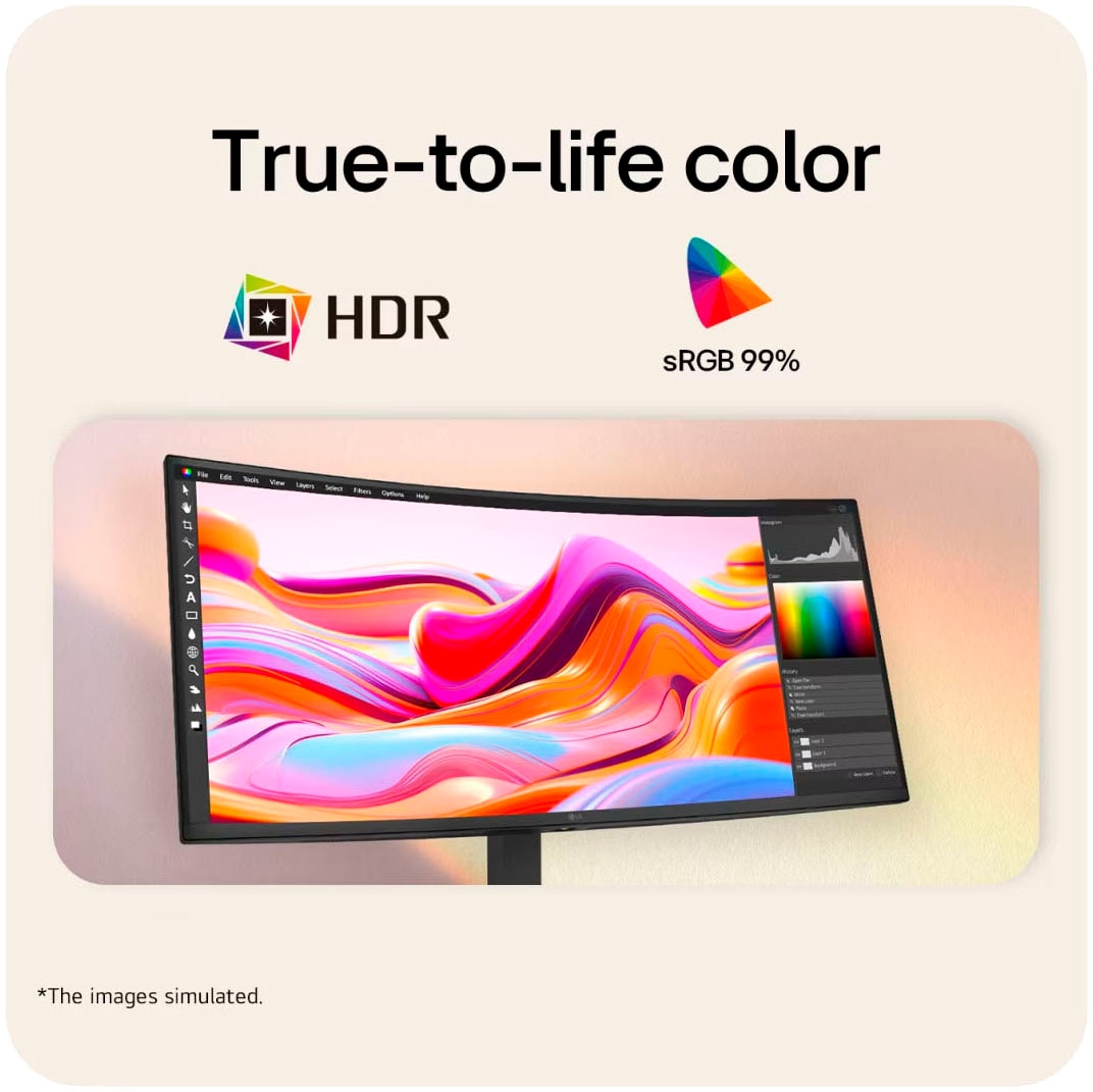 LG Smart Monitor »34U620SB« 86 cm/34 ″  3440 x 1440 px UWQHD 5 Reaktionszeit 144 Hz