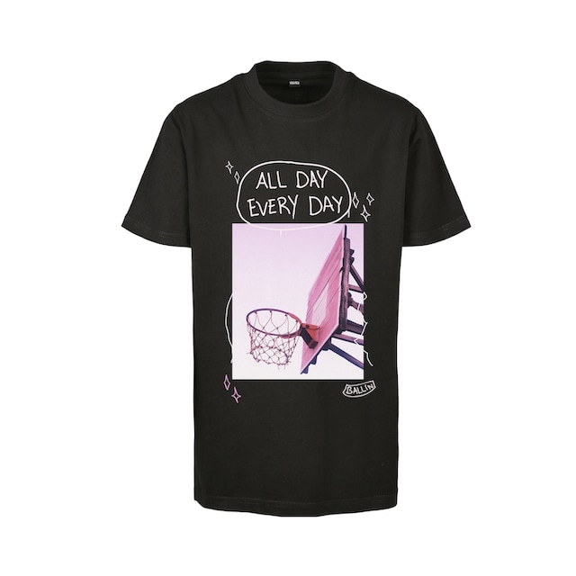 Black Friday MisterTee T-Shirt »Kinder Kids All Day Every Day Pink Tee«, (1  tlg.) | BAUR