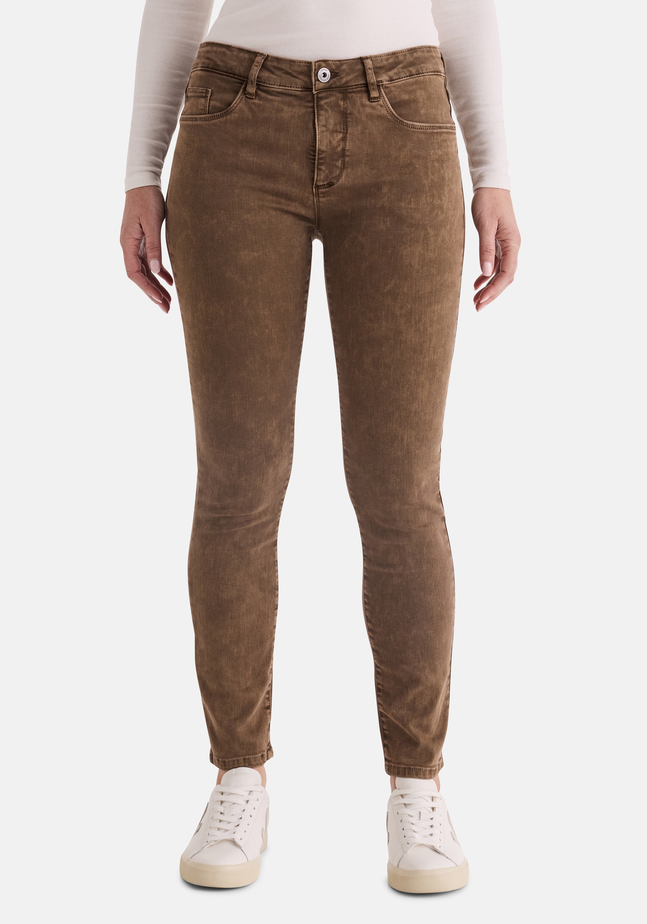 STOOKER WOMEN "Florenz Colour autumn Slim Fit Jeans" Slim Fit Casual Clean Wash Denim Jeans für Damen