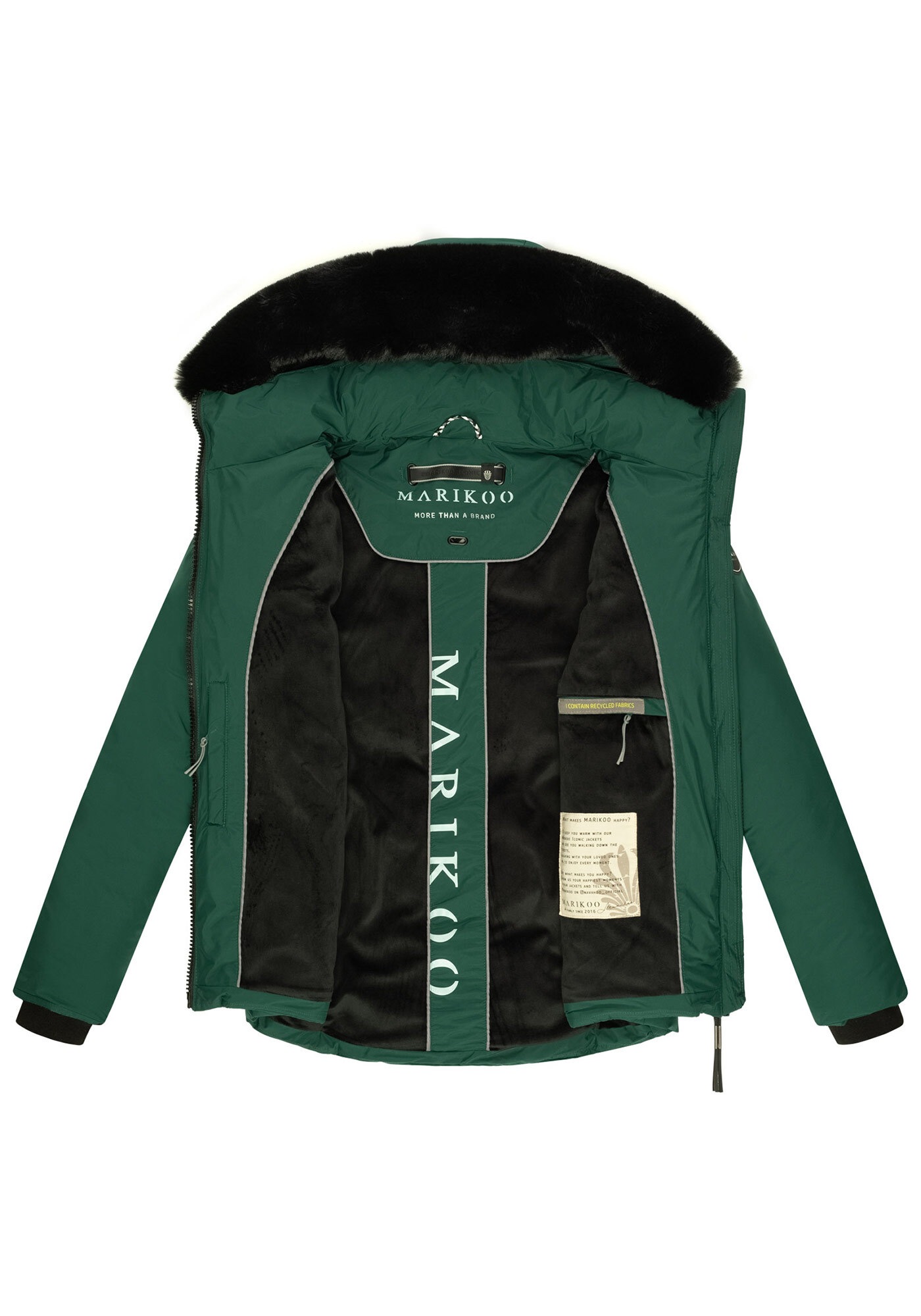 Marikoo Winterjacke »Morinaa« mit großer Kapuze
