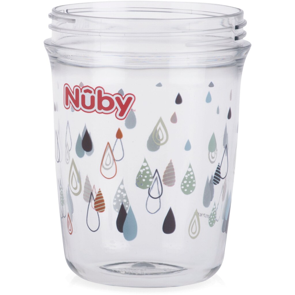 Nuby Kinderbecher »360° Trinklerntasse 240ml, grau«