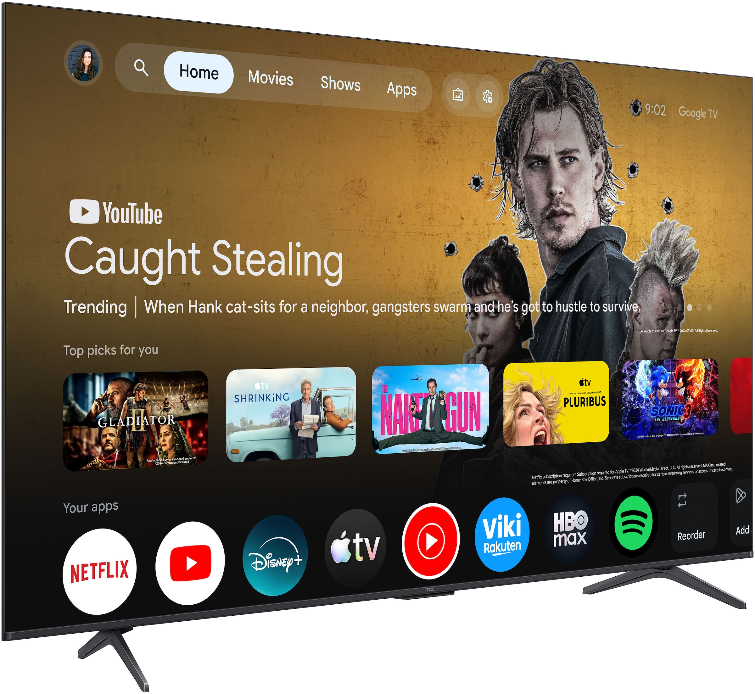 TCL LED-Fernseher »75T8D« 189 cm/75 ″ Smart-TV