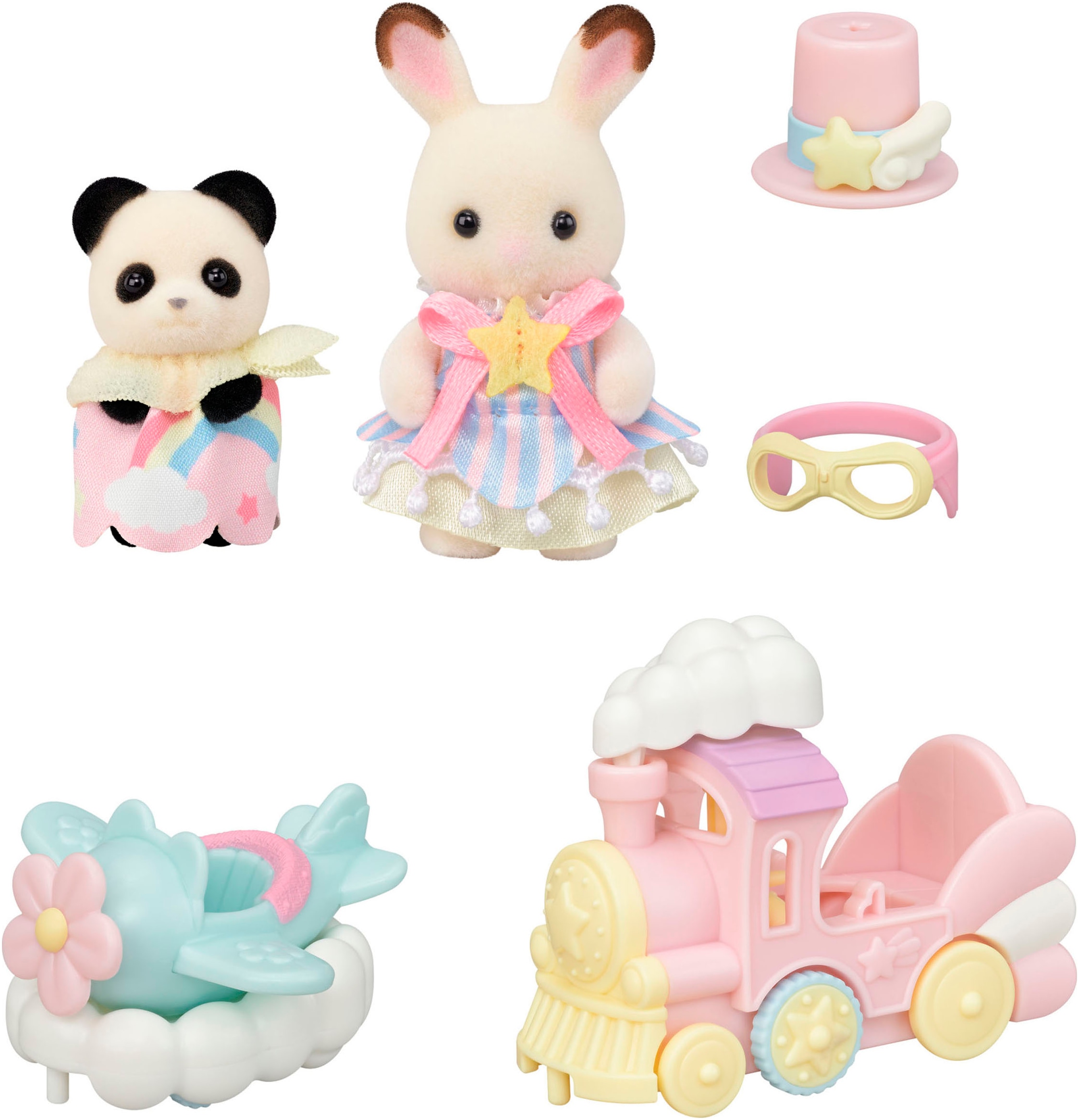 Sylvanian Families Spielwelt »Freizeitpark Spielset „Zugfahrt“ (5819)«