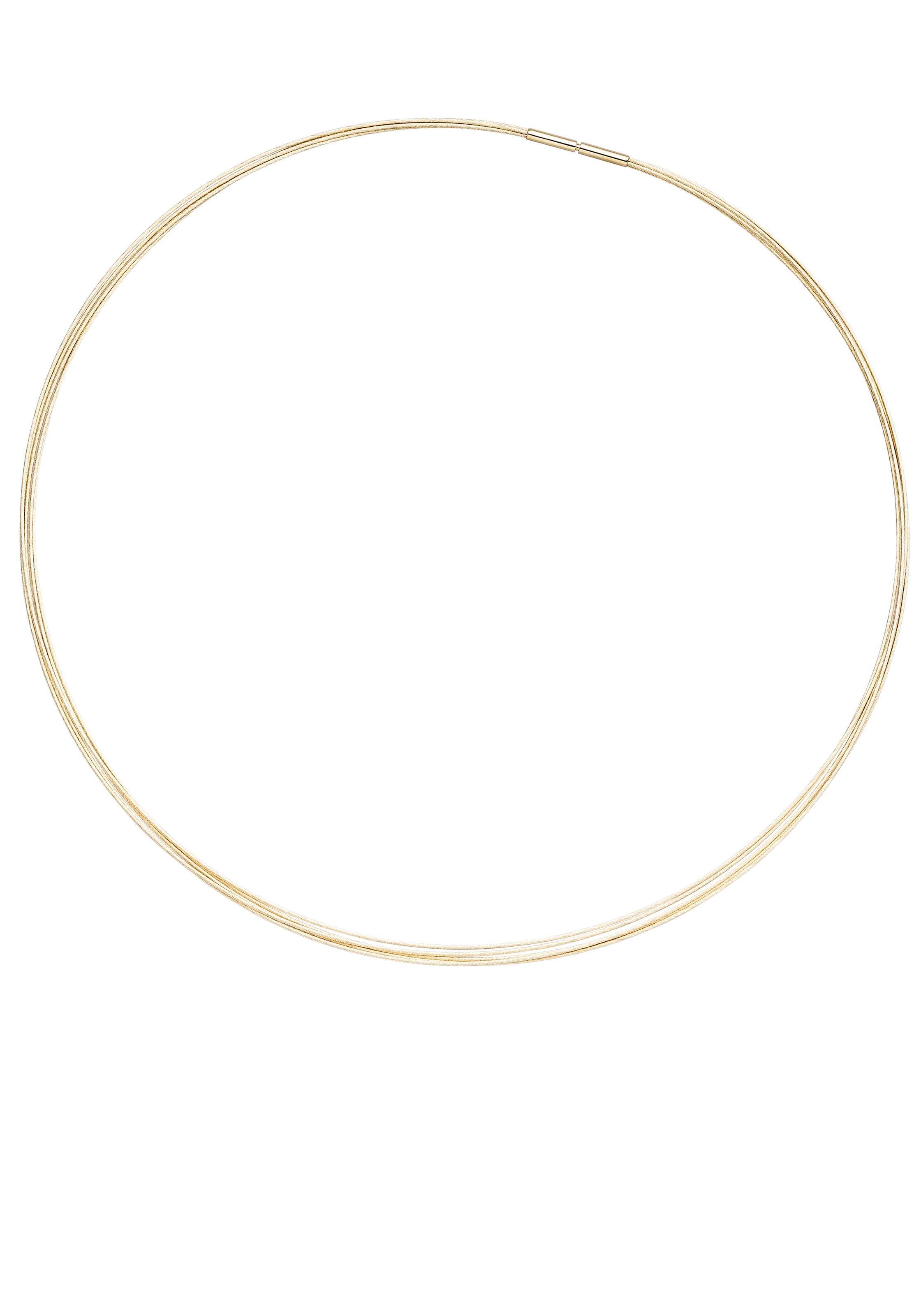 Halsreif »Halskette 5-reihig«, 585 Gold 45 cm