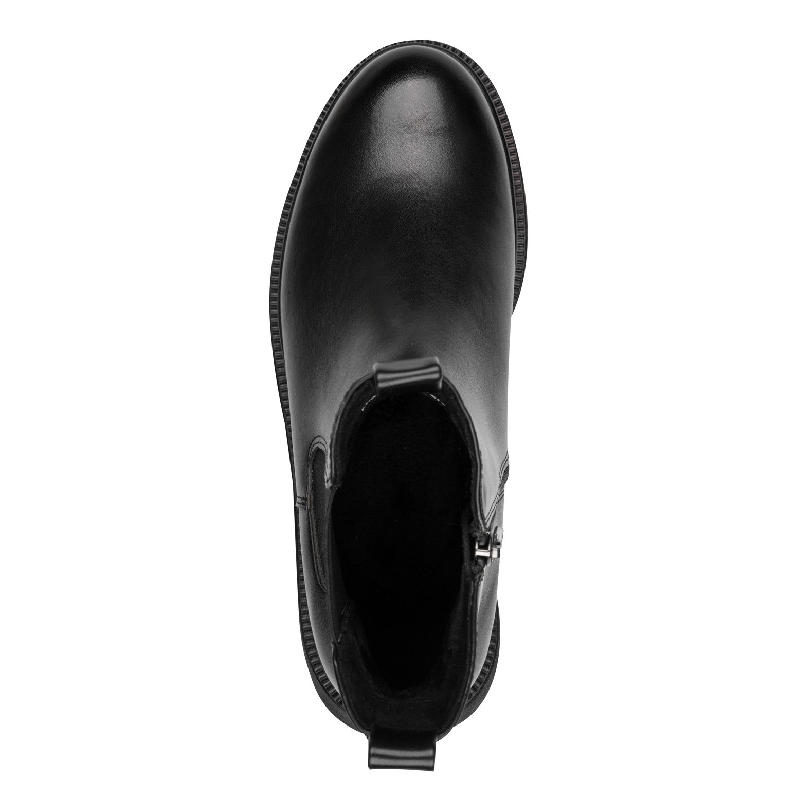 MARCO TOZZI Chelseaboots, Blockabsatz, Stiefelette, Herbstboots, Stretcheinsatz außen