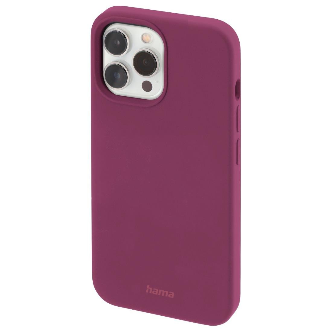Hama Smartphone-Hülle »Cover f. iPhone 13Pro Max f. Apple MagSafe Handy Case Finest Feel Pro«