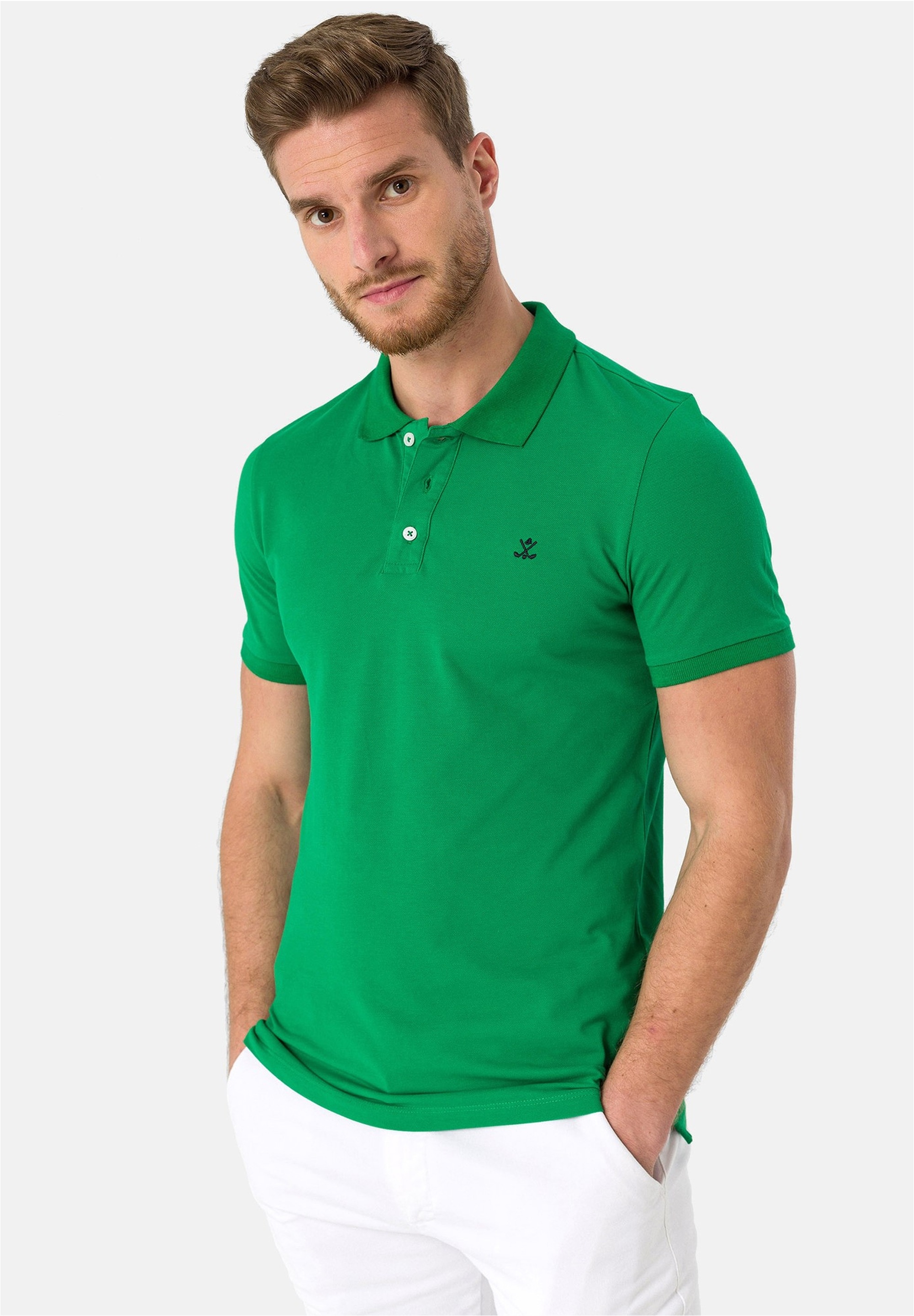 SIR RAYMOND TAILOR Poloshirt »Wheaton«, (1 tlg.), mit klassischem Kragen und kurzer Knopfleiste