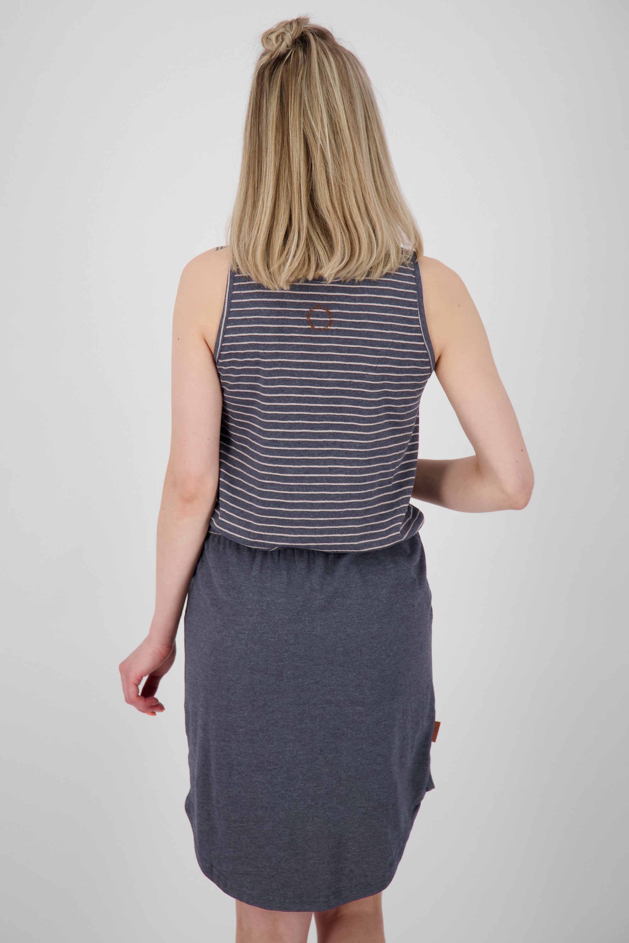 Jerseykleid ALIFE & KICKIN "Damen RosalieAK", Damen, Gr. M, Normalgrößen, blau (marine), 65% Baumwolle, 35% Polyester, Kleider Jerseykleid 3