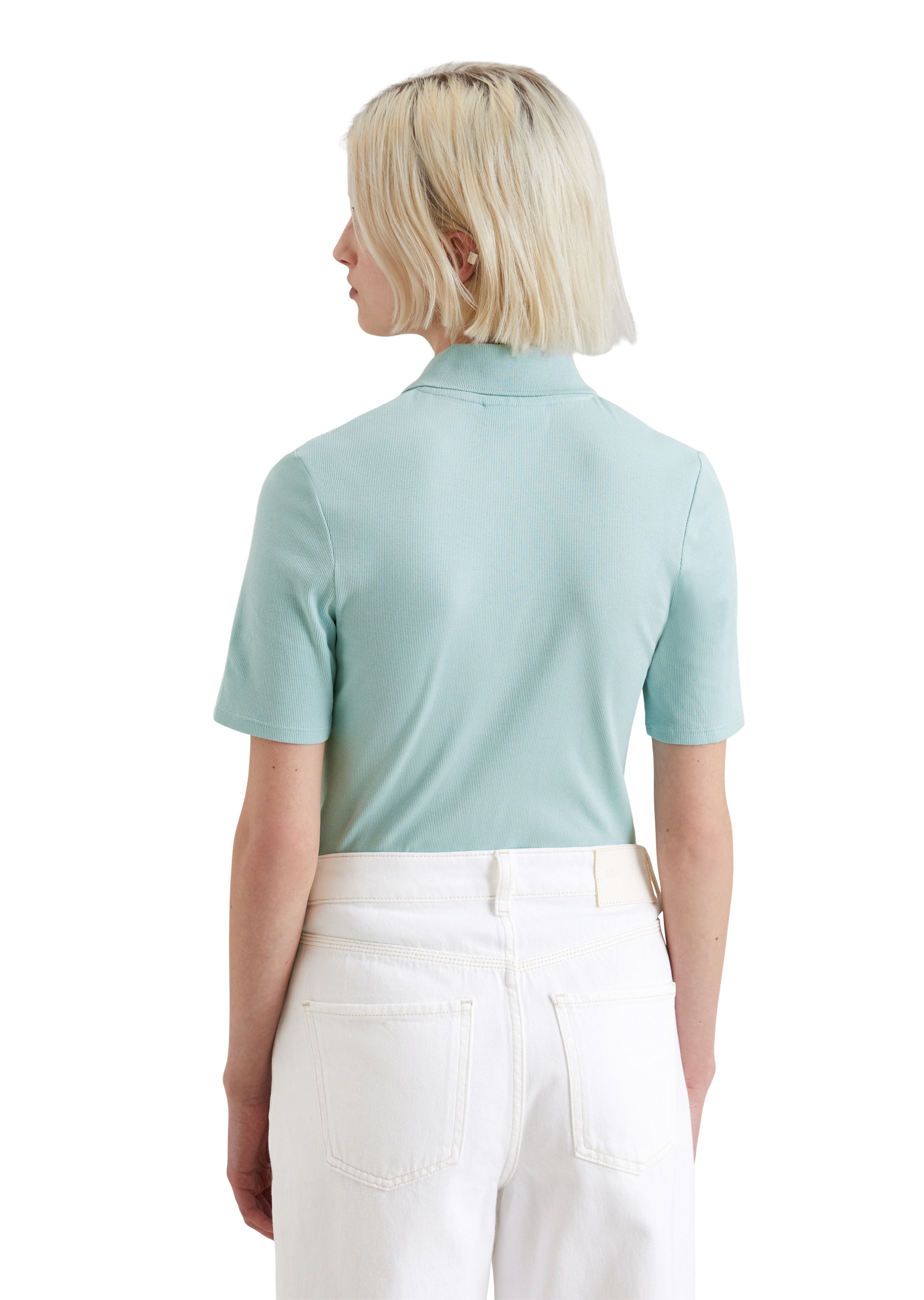 Marc O'Polo DENIM Poloshirt »aus softem Ripp-Jersey«