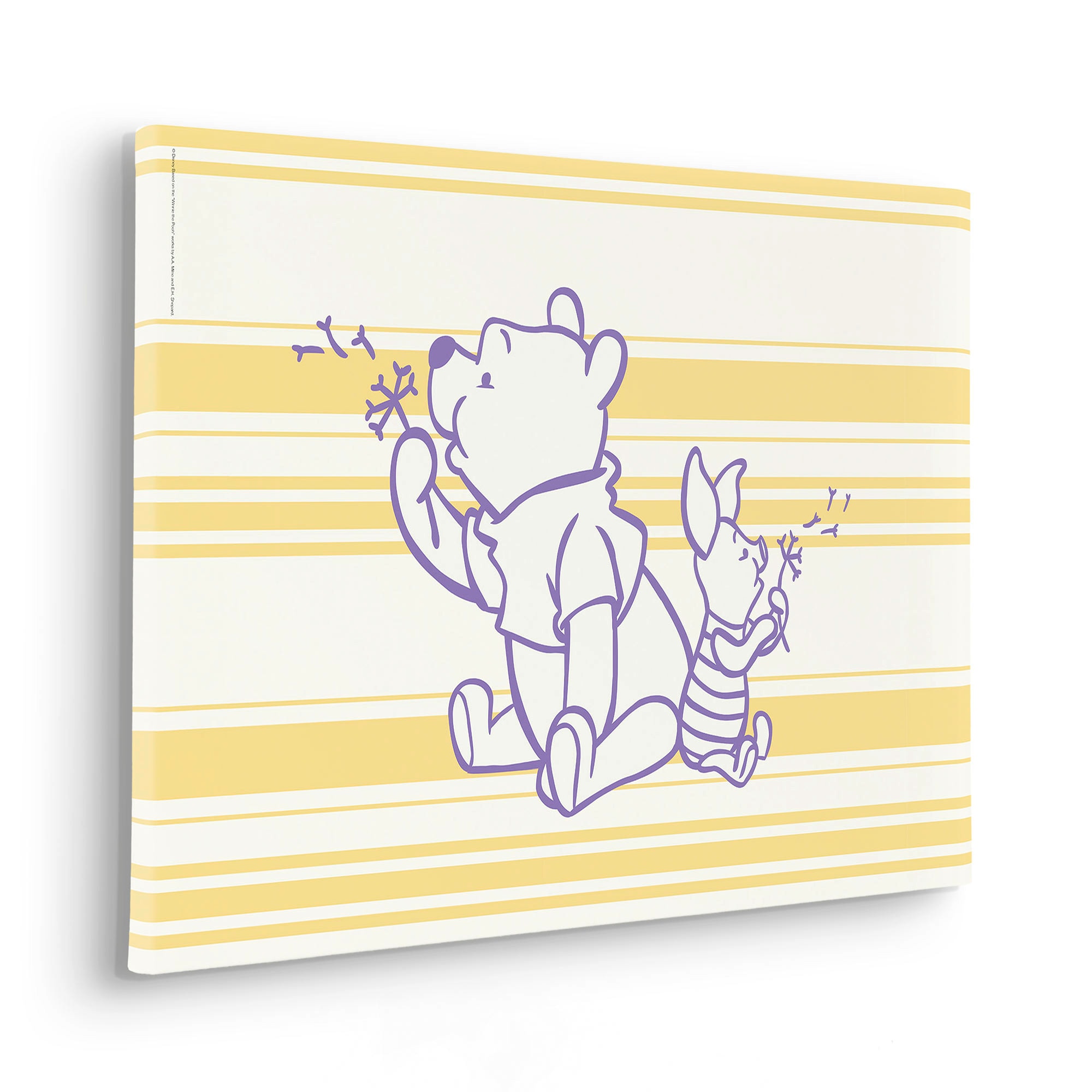 Komar Leinwandbild "Winnie the Pooh Dandelions - Größe 40 x 60 cm", Natur, günstig online kaufen