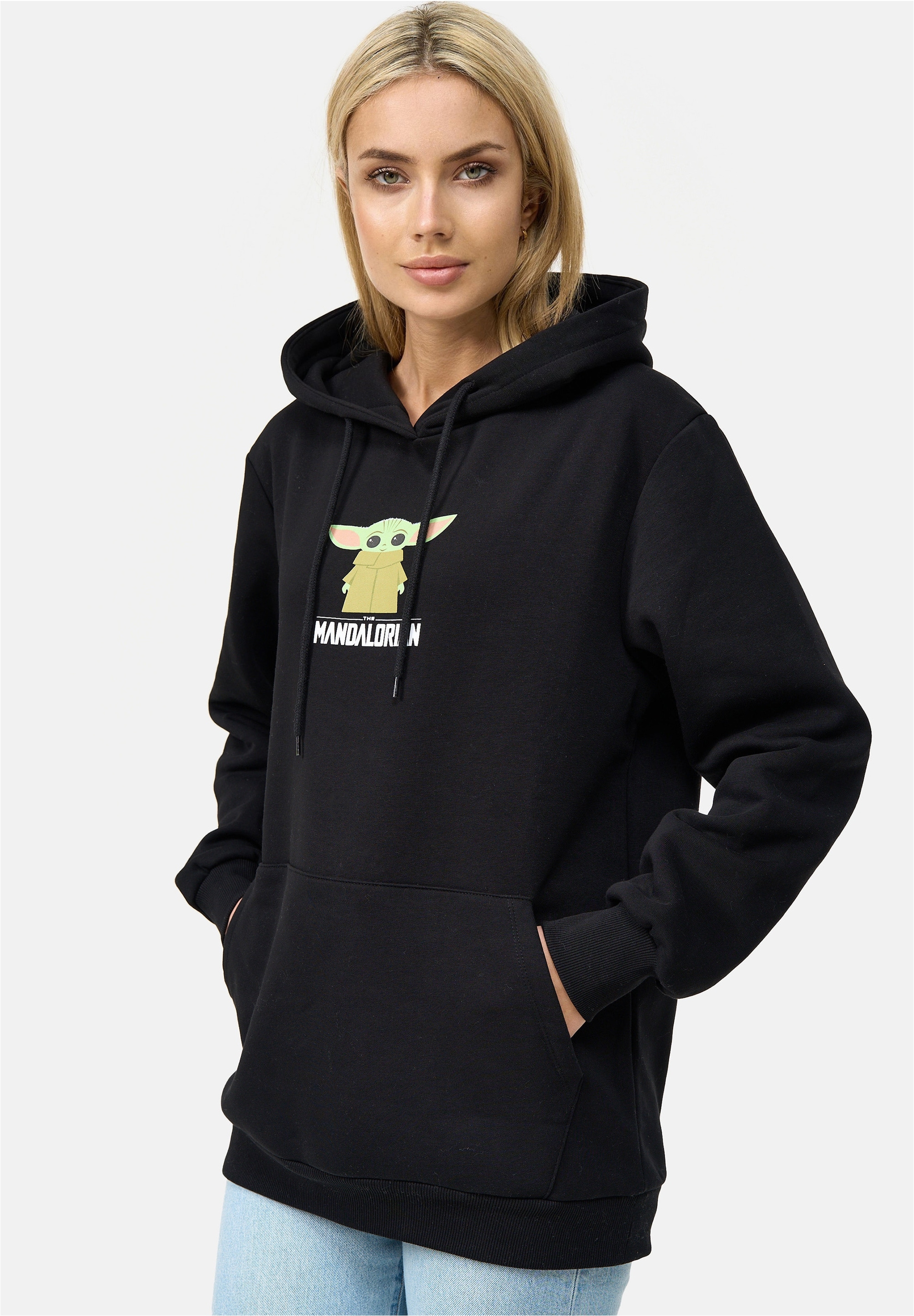 Recovered Kapuzensweatshirt »Star Wars The Mandalorian Baby Yoda«, (1 tlg.), im zeitlosen Design