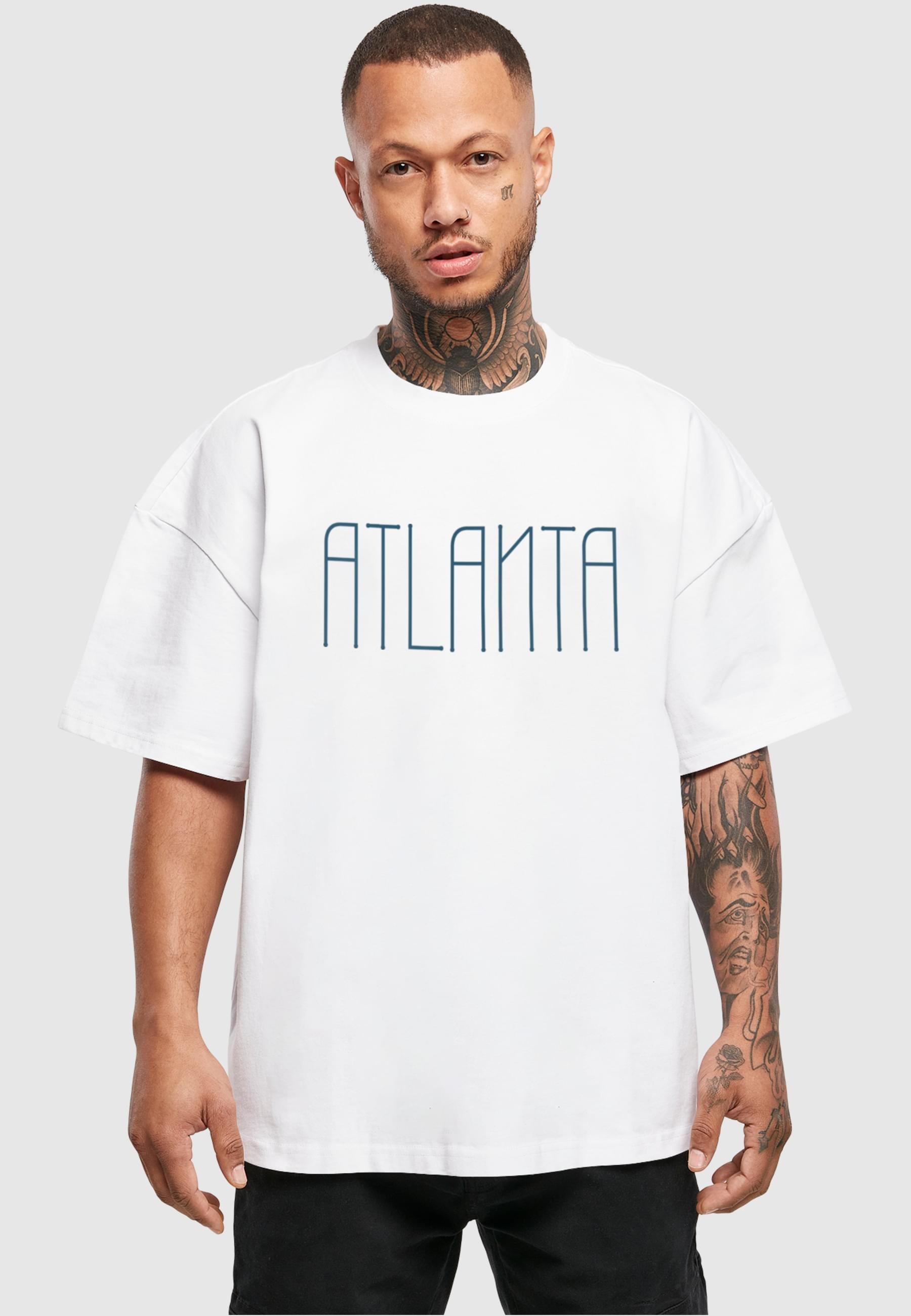 Merchcode T-Shirt »Merchcode Herren Atlanta Ultra Heavy Cotton Box T-Shirt«, (1 tlg.)