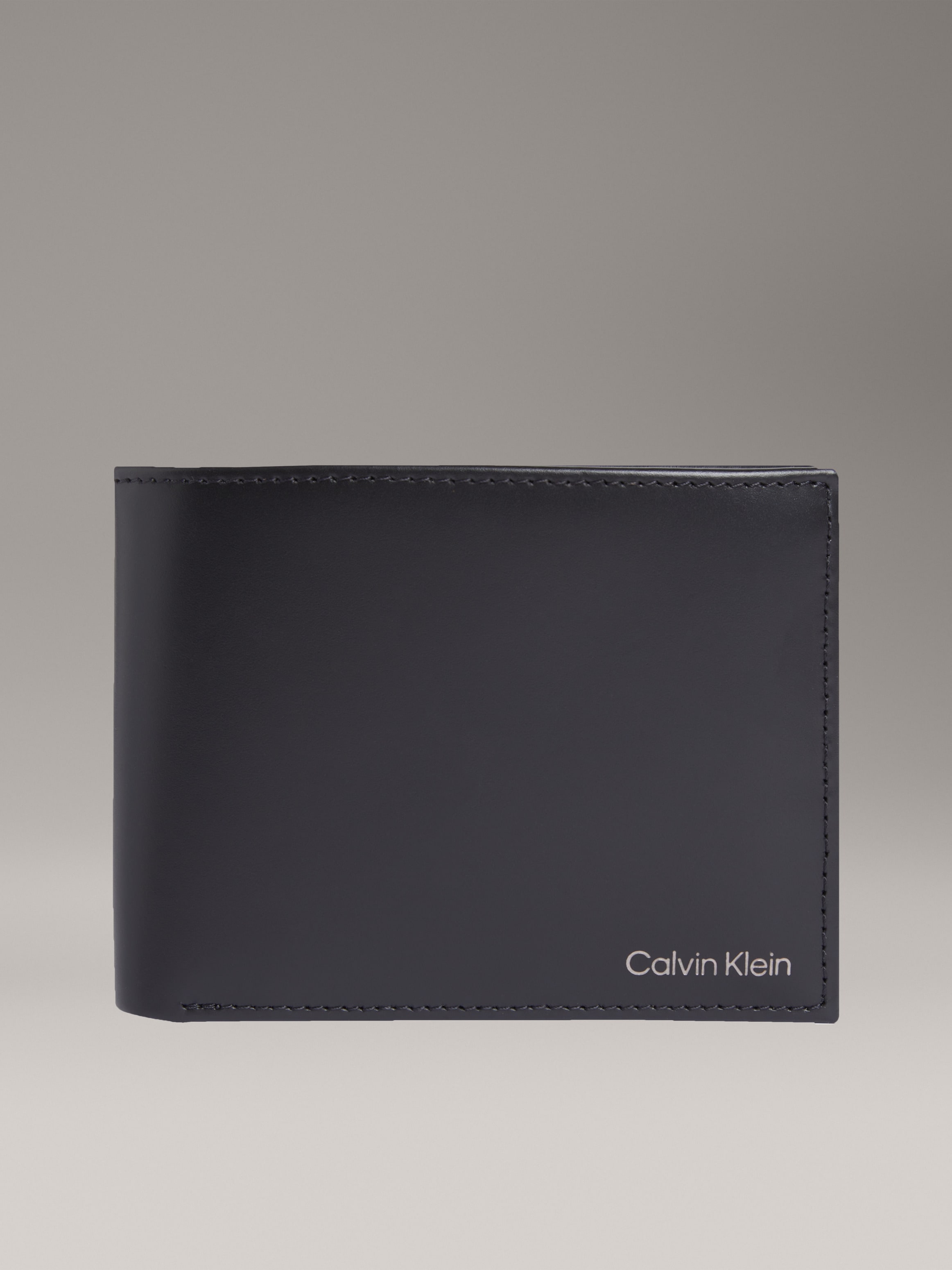 Calvin Klein Geldbörse »CK SMOOTH TRIFOLD W/ COIN«, Geldbeutel, Herren Portemonnaie mit Logo-Schriftzug