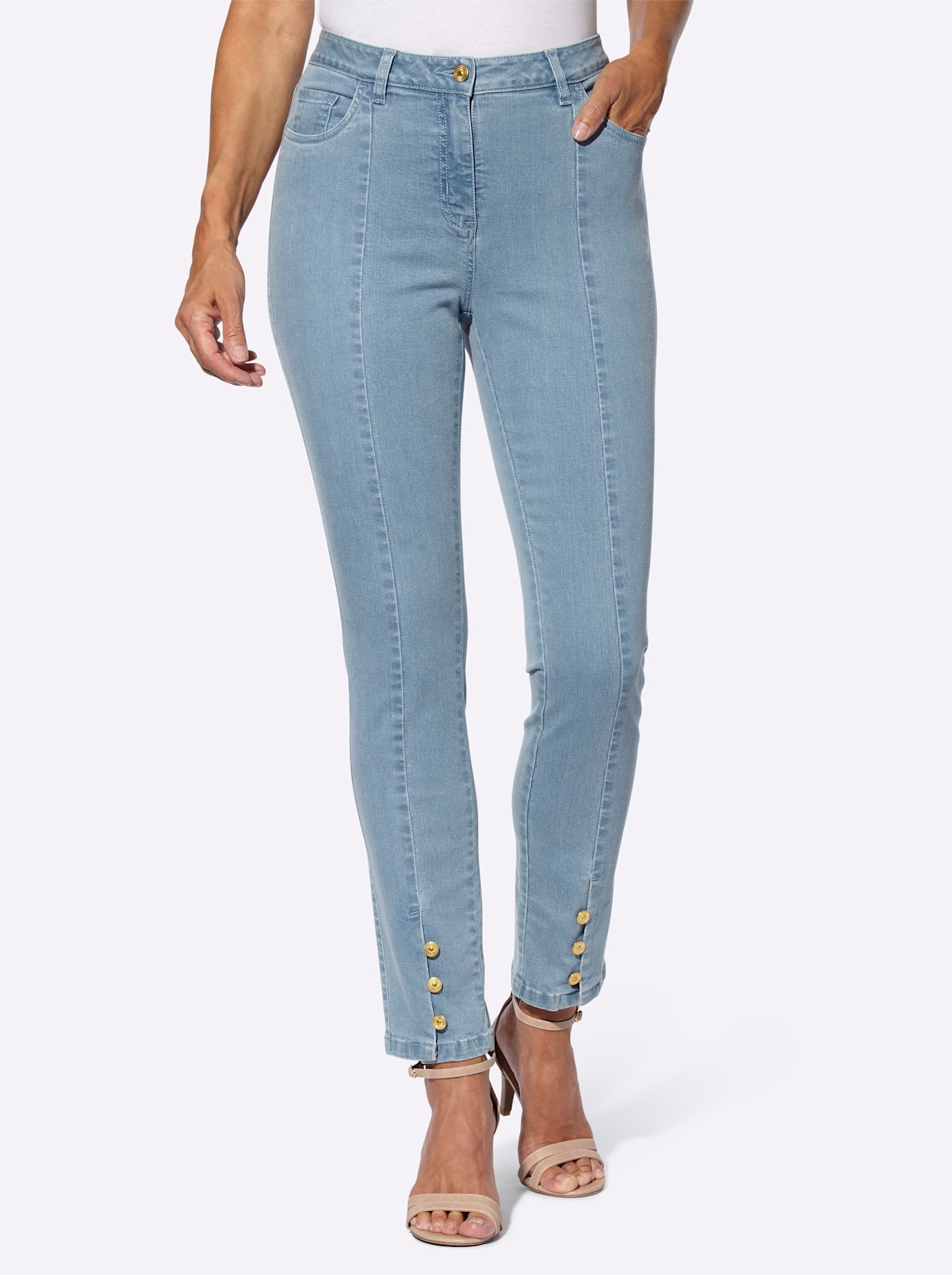 Lady 5-Pocket-Jeans 1 Stk. tlg. günstig online kaufen