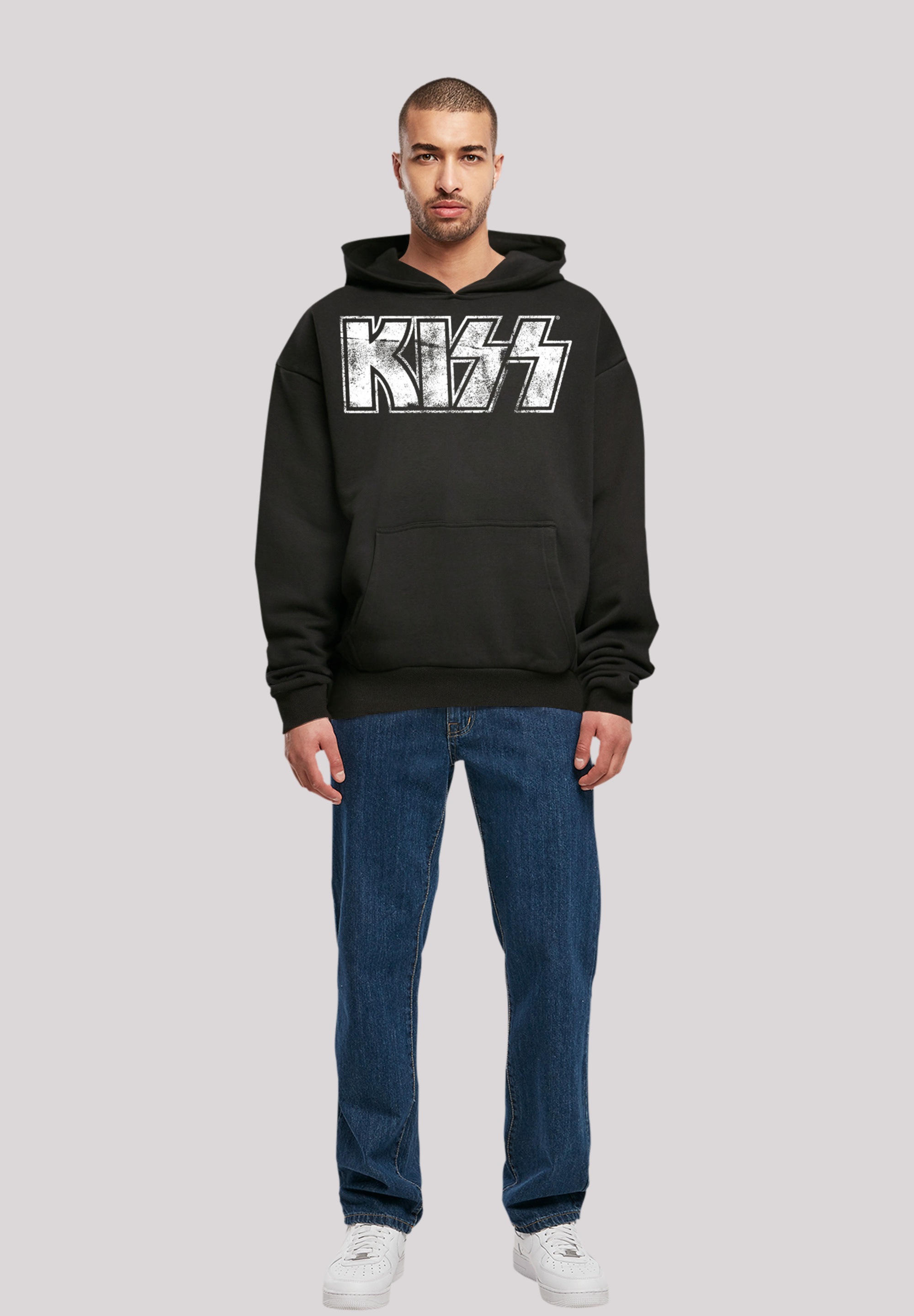 F4NT4STIC Kapuzenpullover »Kiss Rock Band Vintage Logo«, Premium Qualität, Musik, By Rock Off
