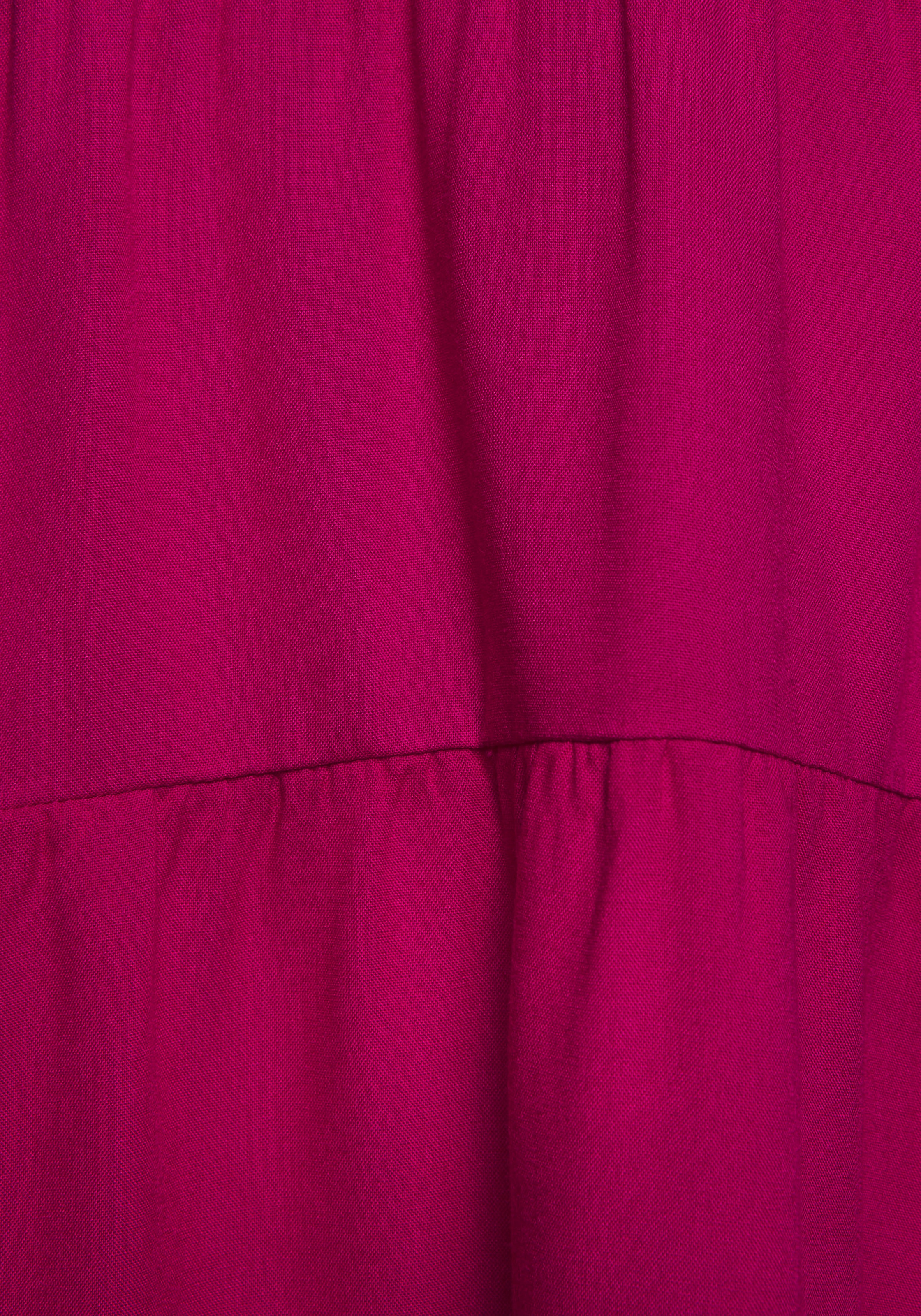 LASCANA Longbluse, mit Spitzeneinsätzen, Tunika, Blusenkleid, Strandmode