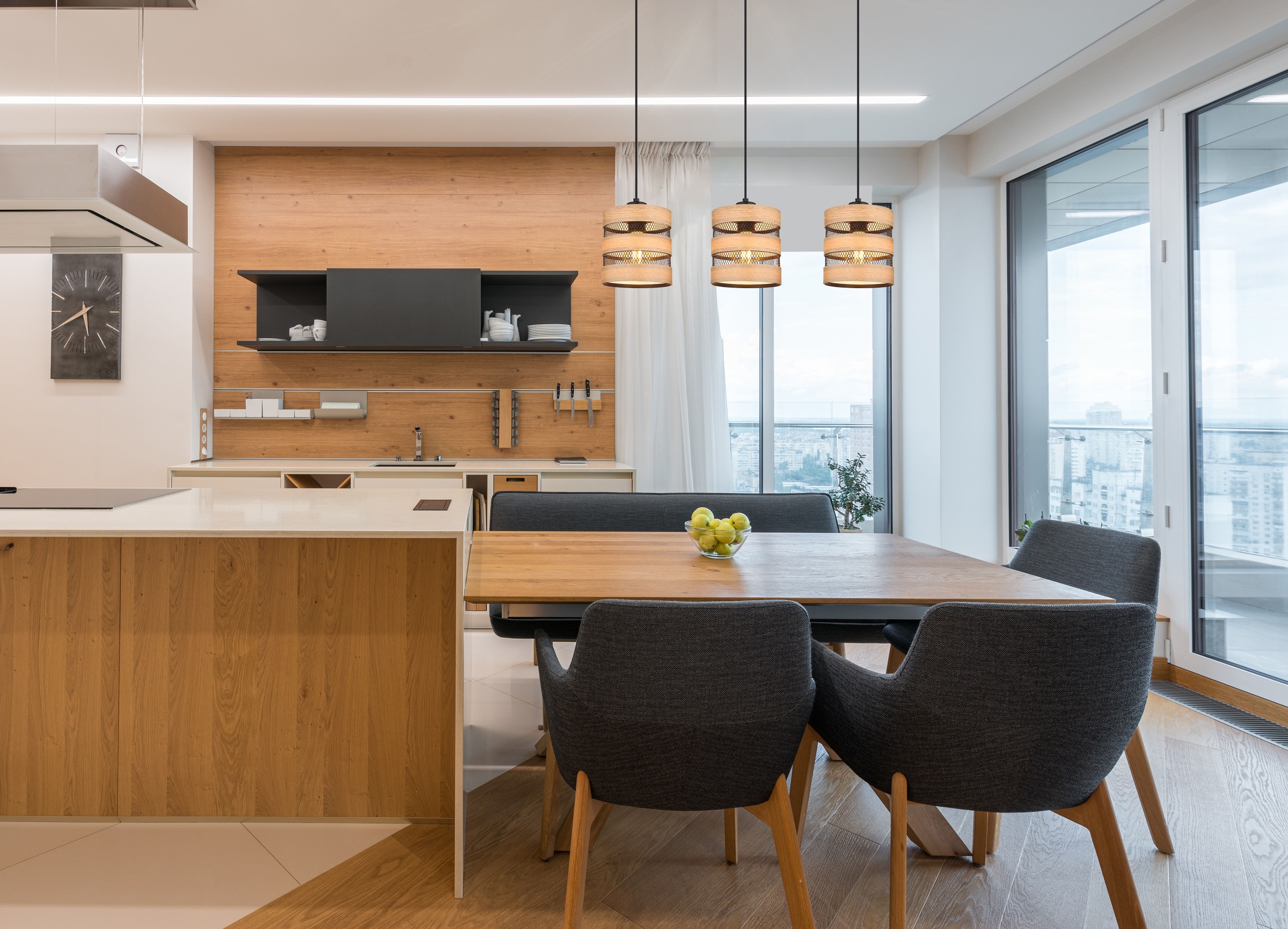 GLOBO LIGHTING Hängeleuchte »SOENI«, Leuchtmittel E27 | ohne Leuchtmittel, Hängelampe/Pendelleuchte/Esszimmer/Wohnzimmer/Esstisch