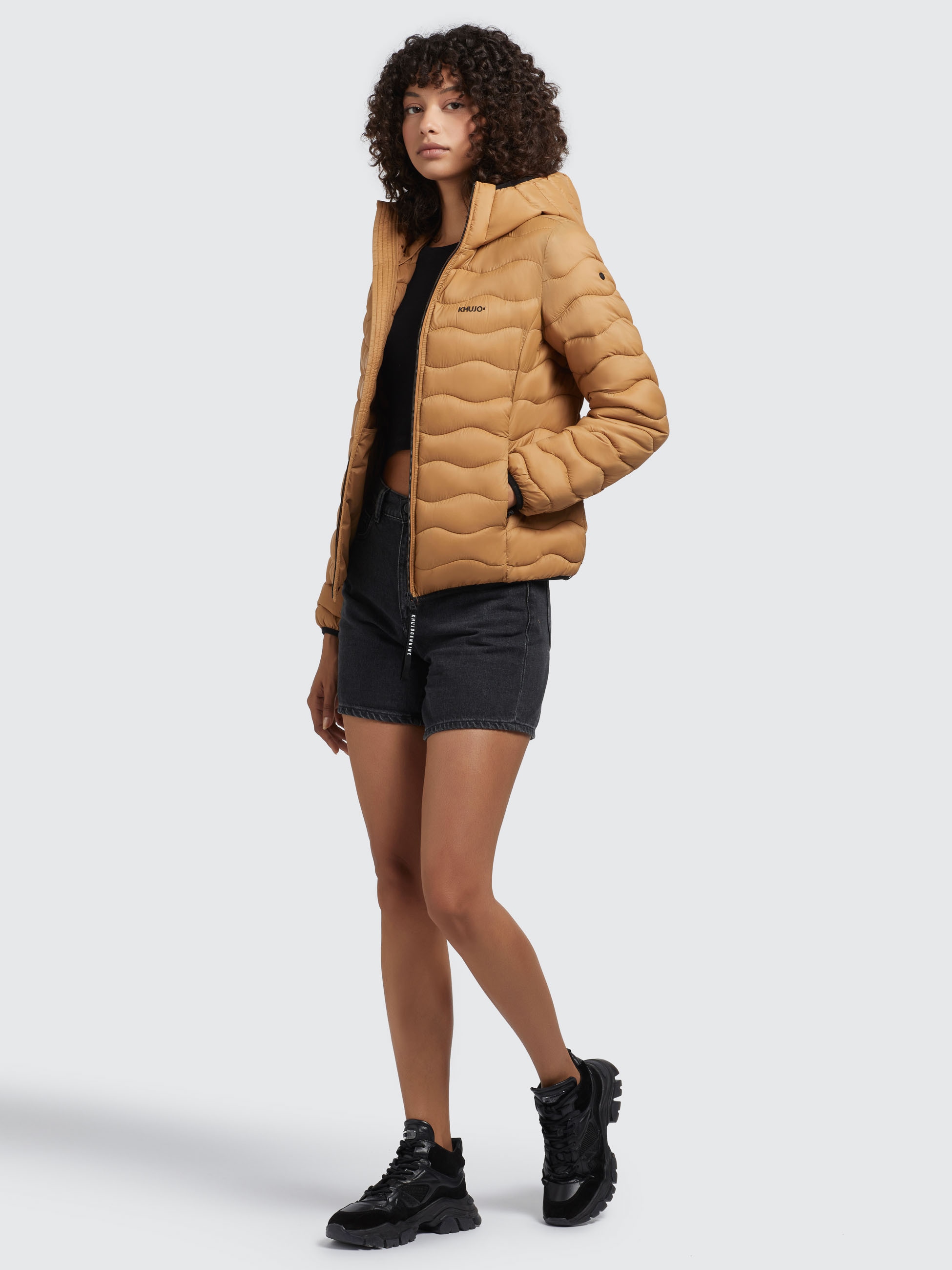 khujo Steppjacke »NANNA2«, mit Kapuze