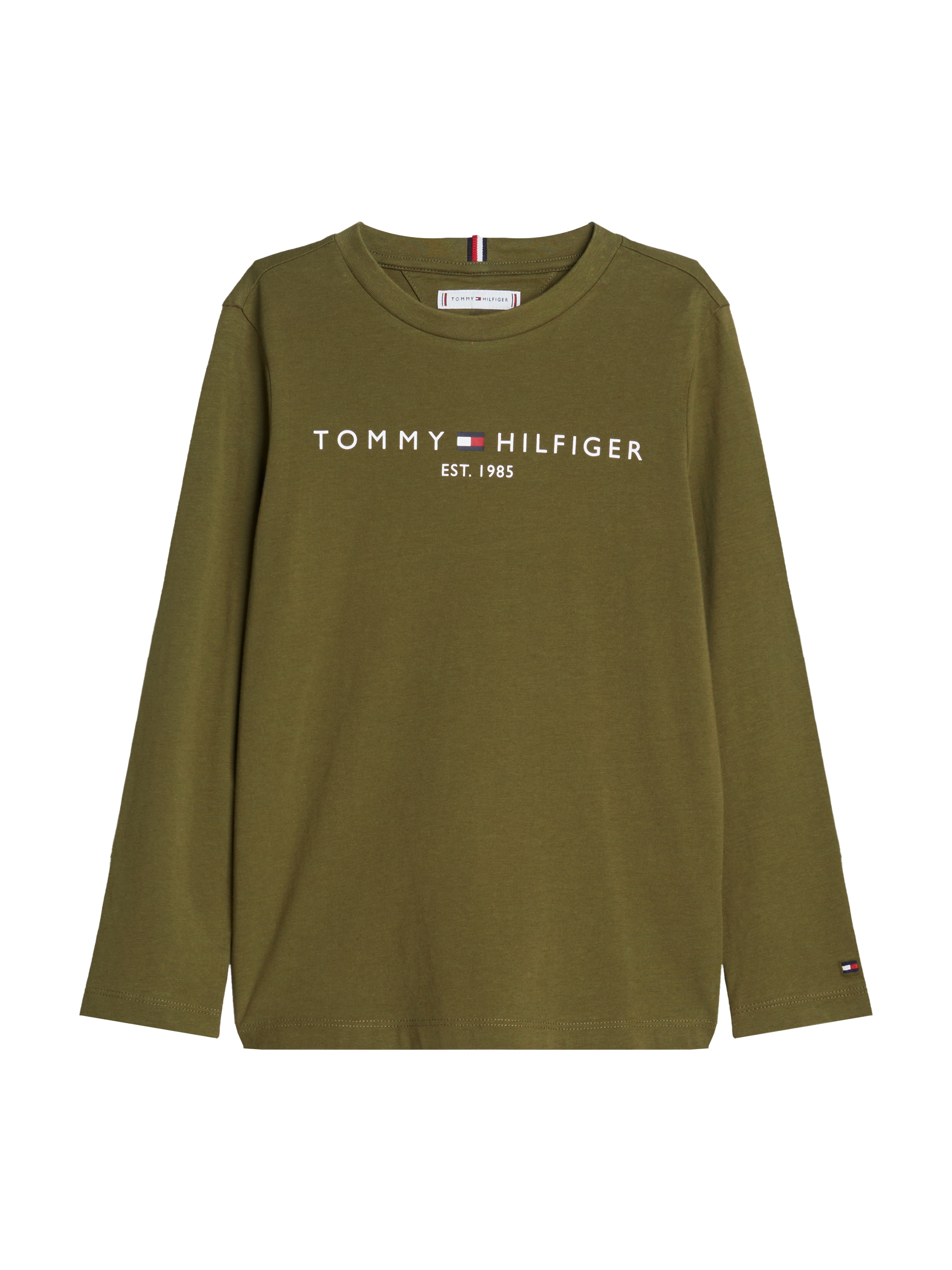 Tommy Hilfiger Langarmshirt »U ESSENTIAL TEE L/S«, Kinder bis 16 Jahre mit Logoschriftzug