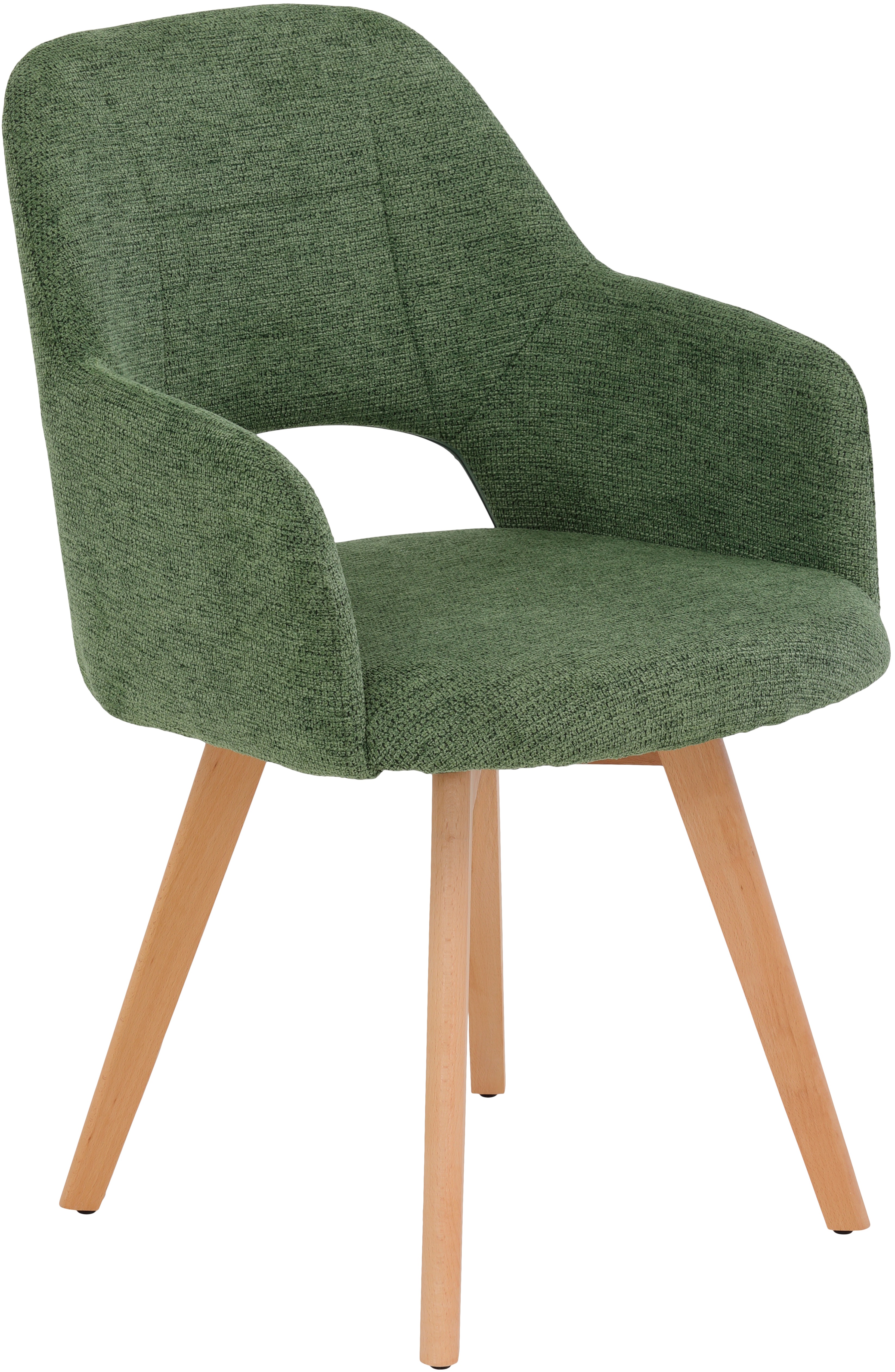 Thumbnail - HELA Armlehnstuhl "SOFIA Armlehnenstuhl mit Massivholzgestell, Bezug Webstoff" (Set) 2 Stk.Esszimmerstuhl, Sessel mit Ar...