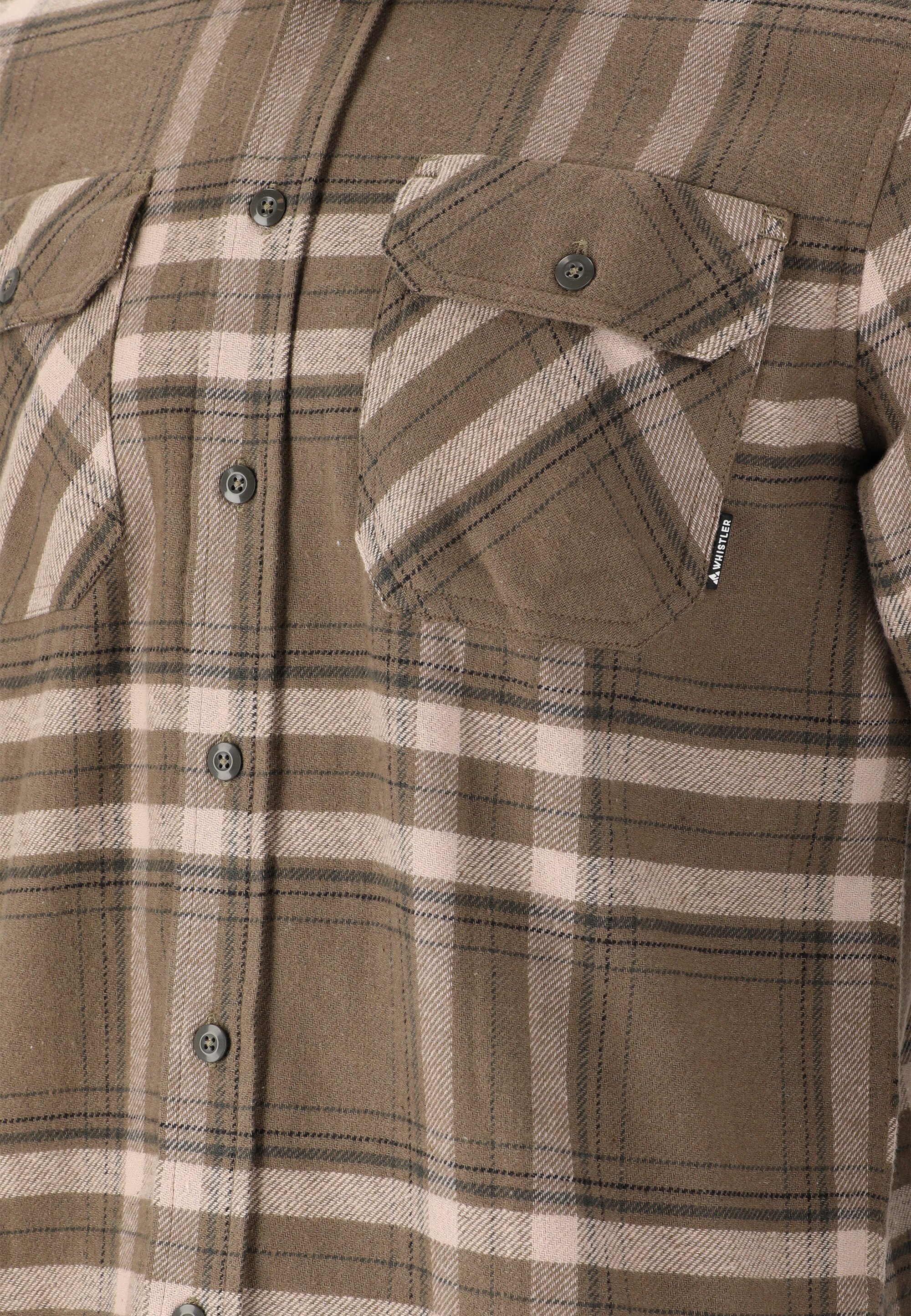 WHISTLER Fleeceshirt »Jamba«, aus atmungsaktivem Flannel