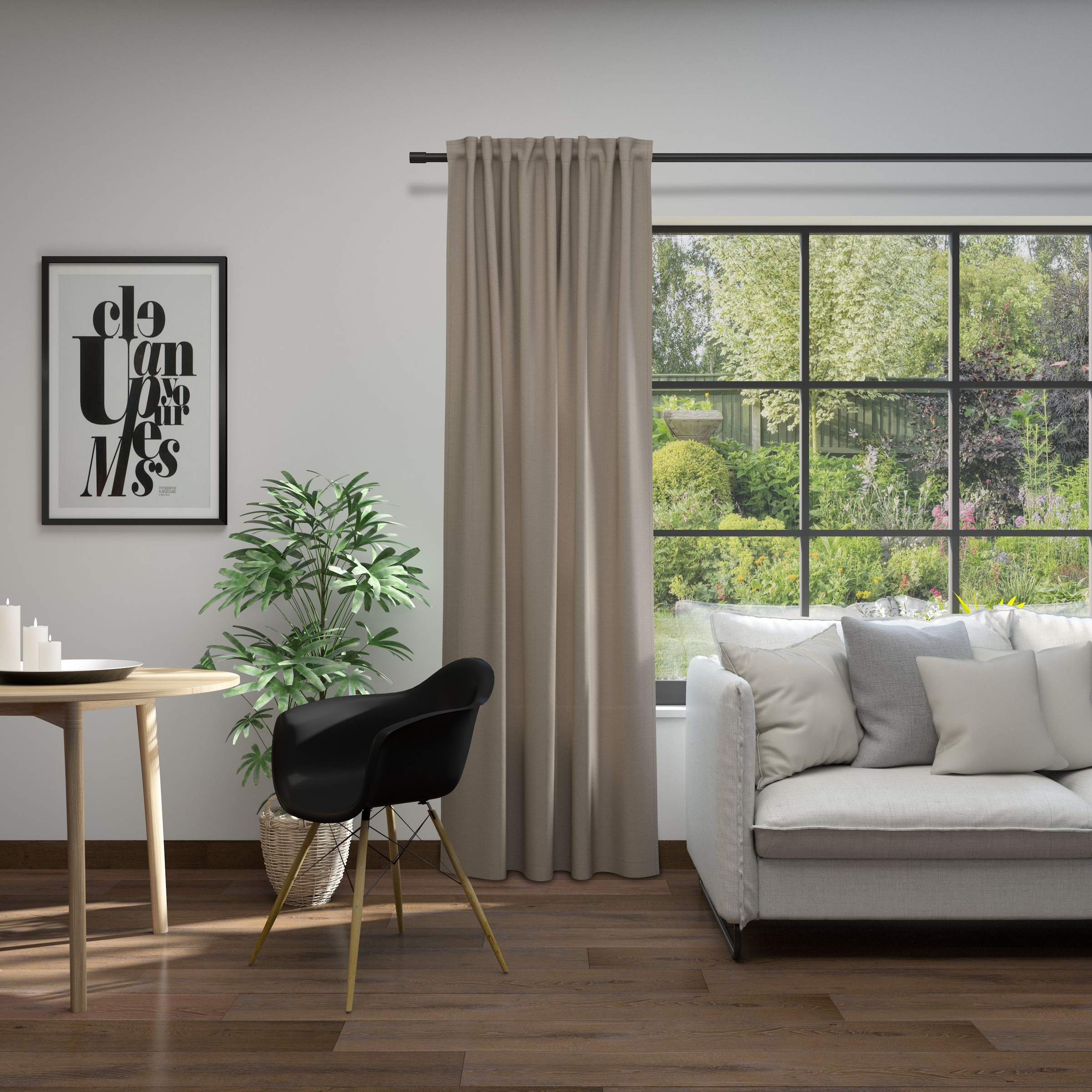 Neutex for you Vorhang "Linessa" verdeckte Schlaufen 1 tlg. HxB: 245x137, S günstig online kaufen