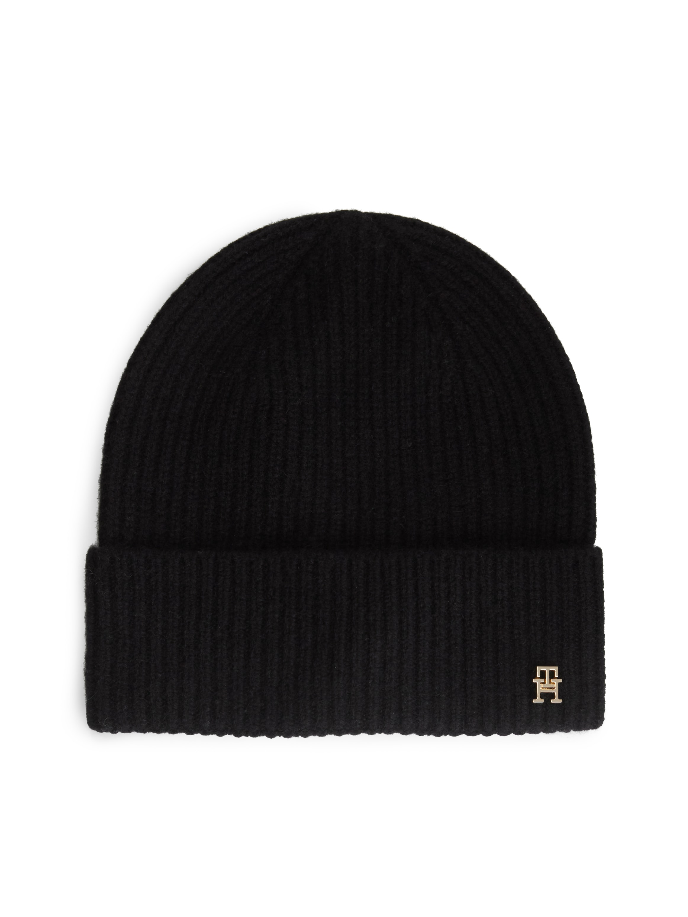 Tommy Hilfiger Beanie "CASHMERE BEANIE" Regular fit mit Markenlogoemblem