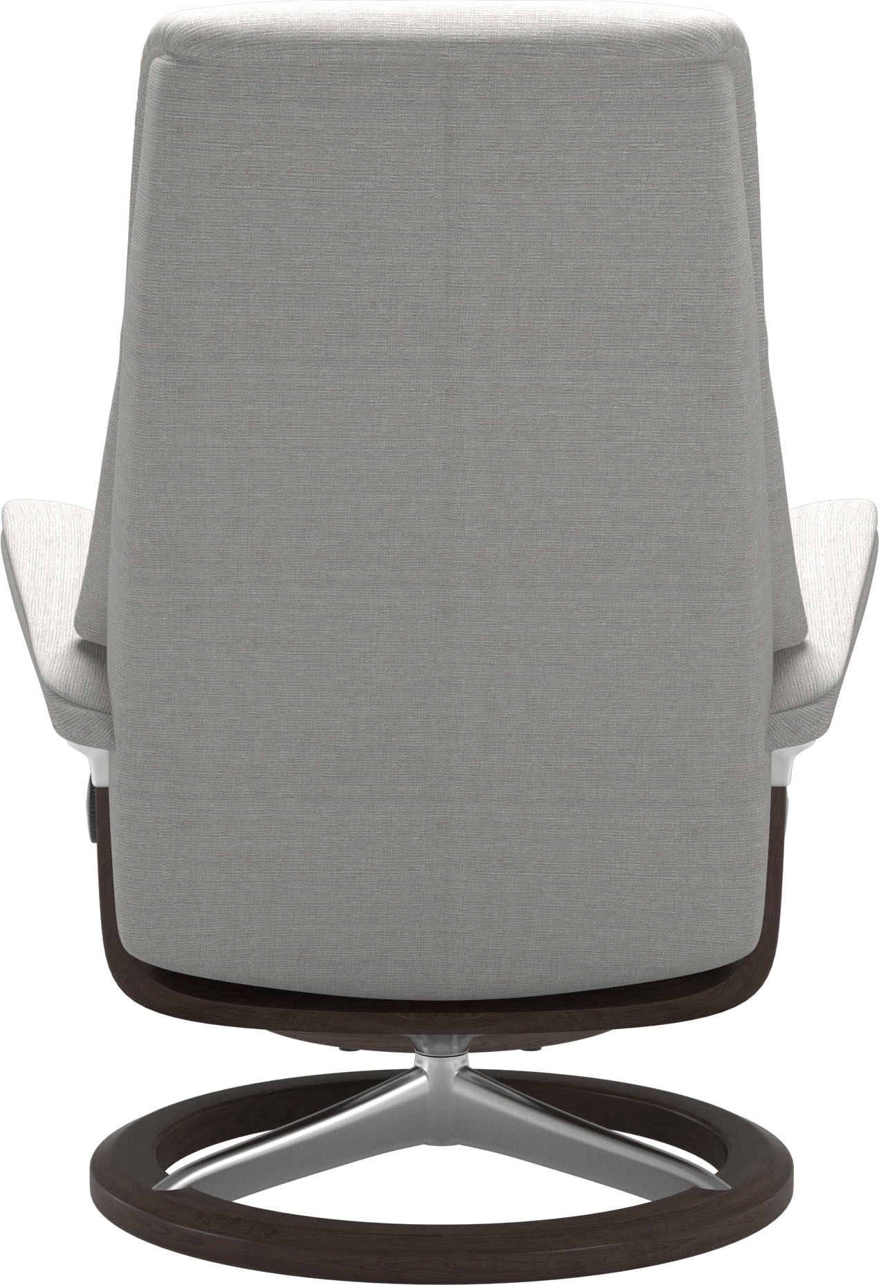 Stressless® Relaxsessel »View«, (Set, Relaxsessel mit Hocker), mit Signature Base, Größe S,Gestell Wenge