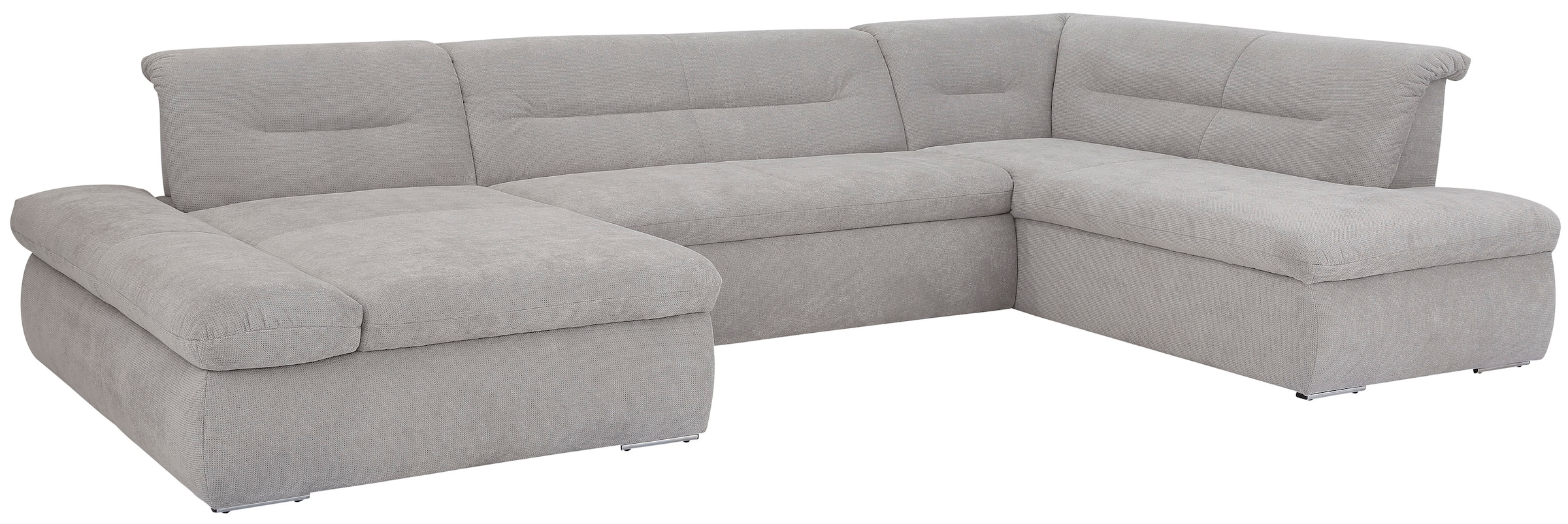 Home affaire Wohnlandschaft "Avesa U-Form" Wahlweise mit Armteilverstellung günstig online kaufen