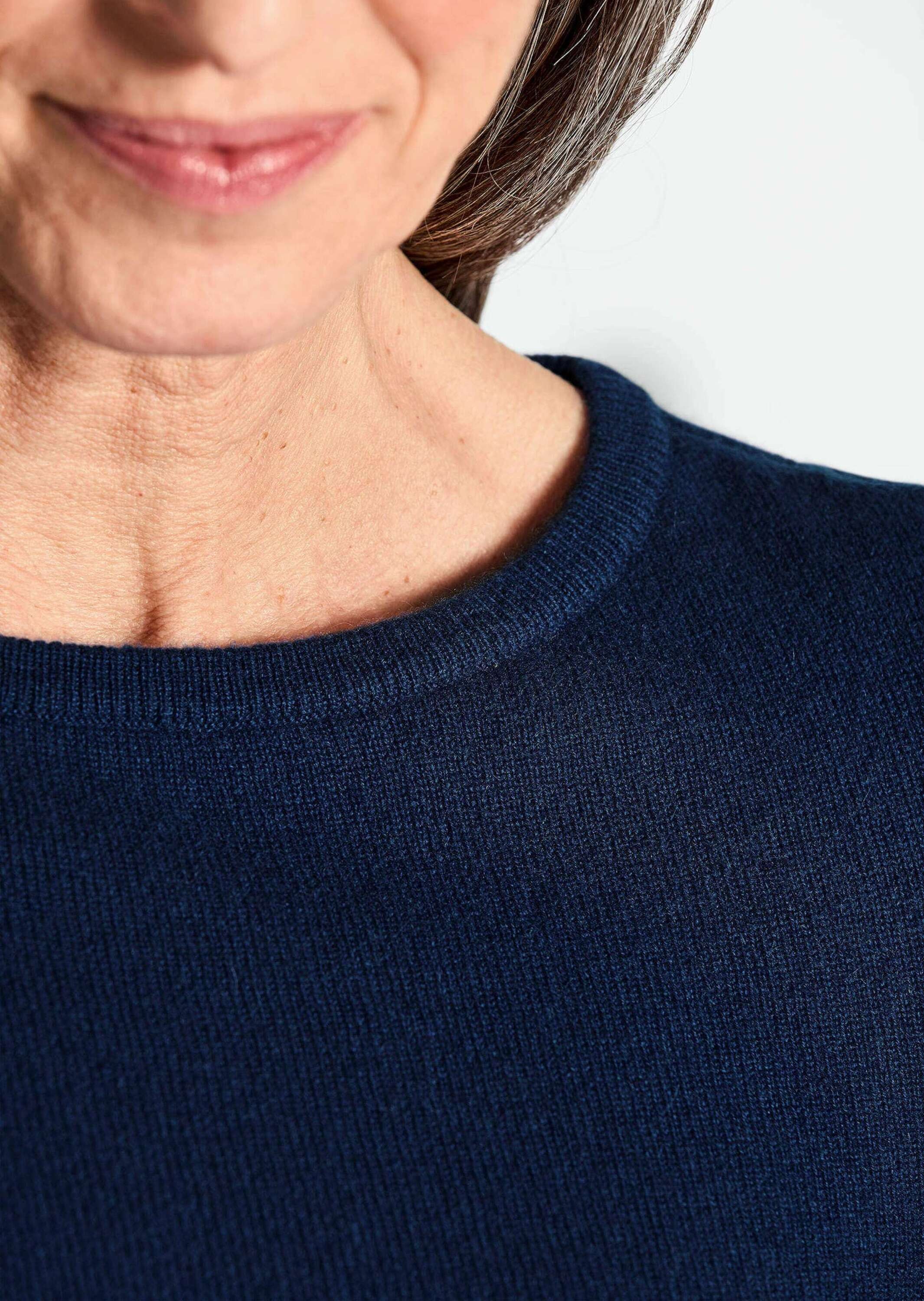 GOLDNER Strickpullover »Kaschmirpullover Kaschmirpullover mit U-Boot Ausschnitt«