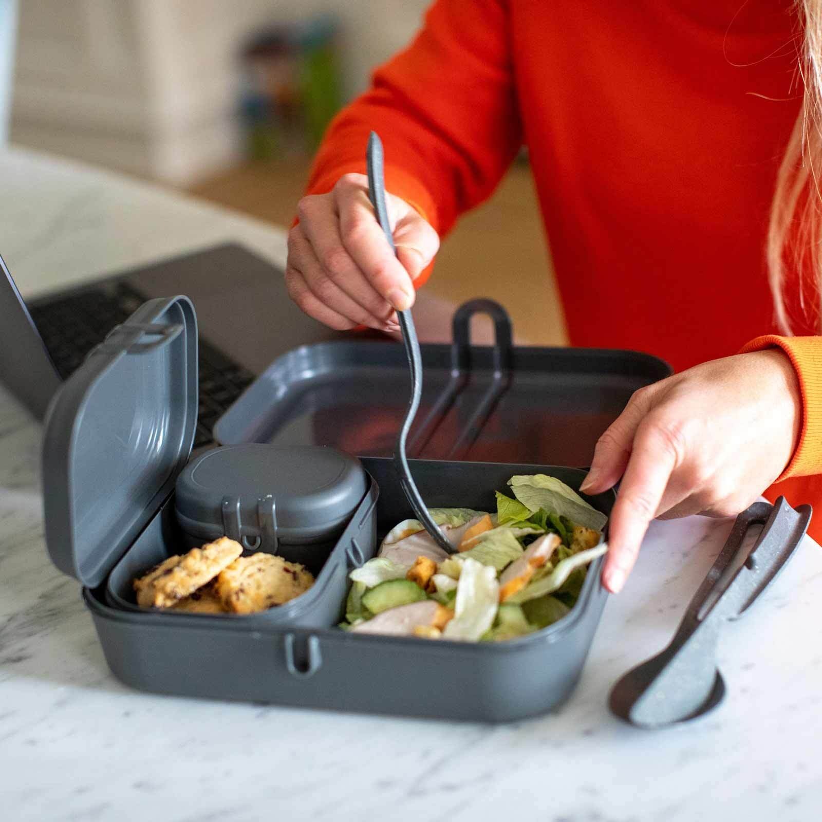 KOZIOL Lunchbox »Lunchbox-Set inkl. Besteck Pascal Ready«, (1 tlg.)