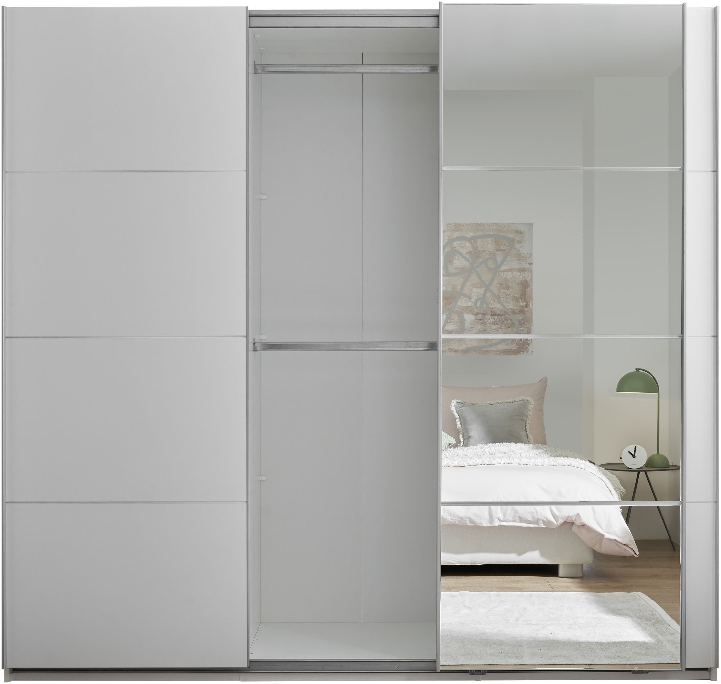 Schlafkontor Schwebetürenschrank »Carano Kleiderschrank, Schiebetürenschrank mit Spiegeltür«