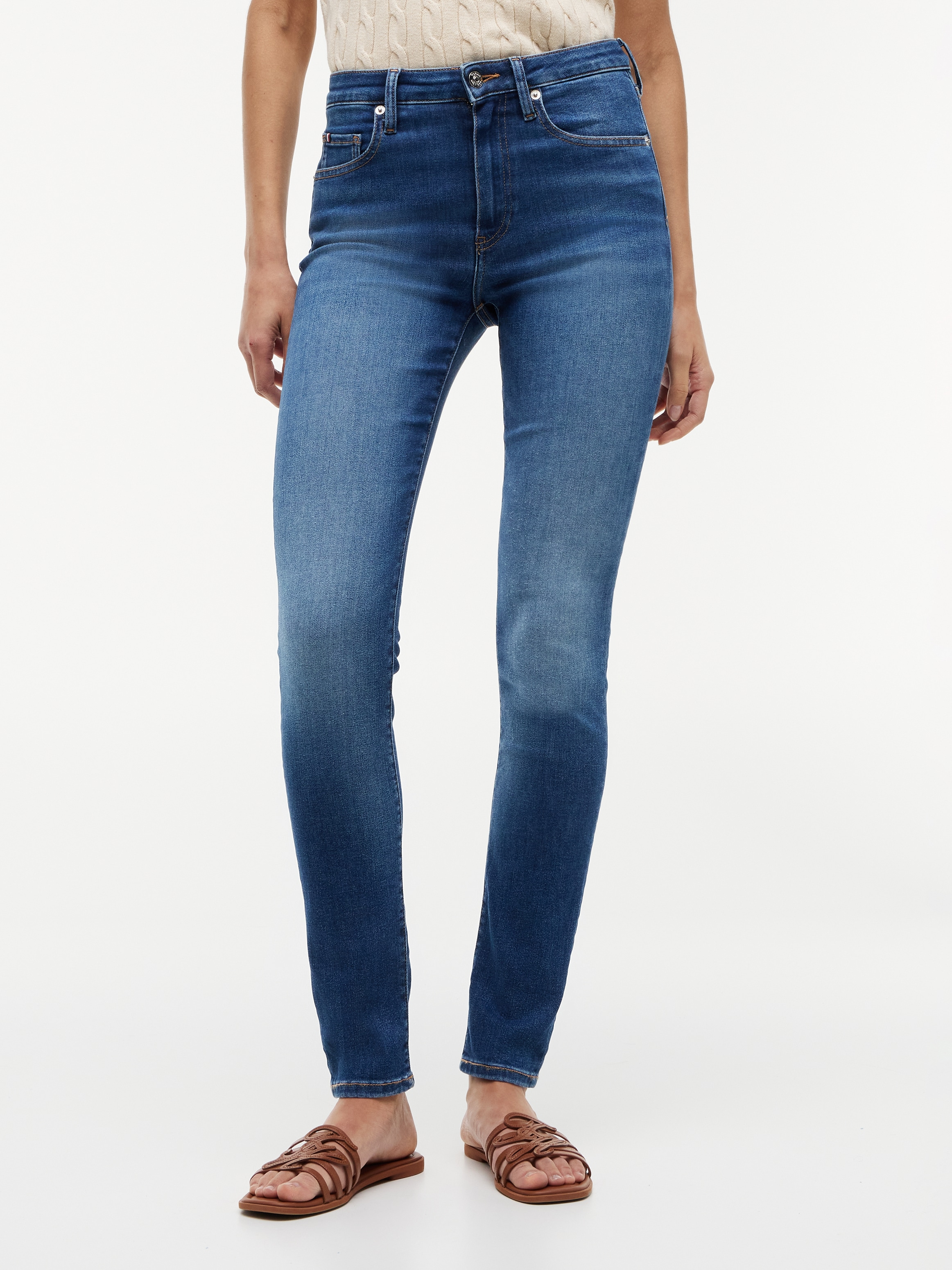 Tommy Hilfiger Skinny-fit-Jeans "COMO SKINNY KATY RW" Baumwollmischung, regular waist