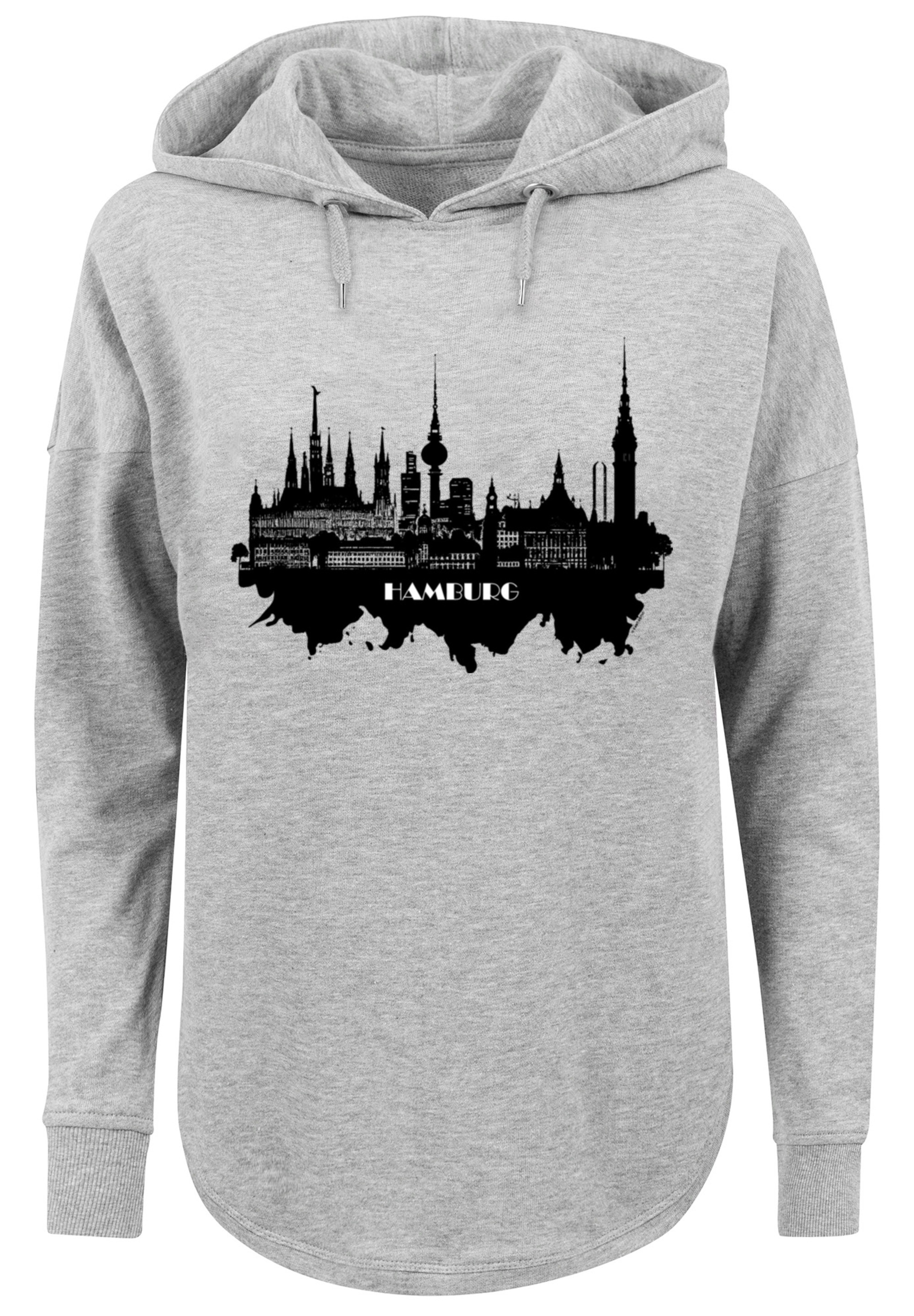 F4NT4STIC Kapuzenpullover »Cities Collection - Hamburg skyline«, Print