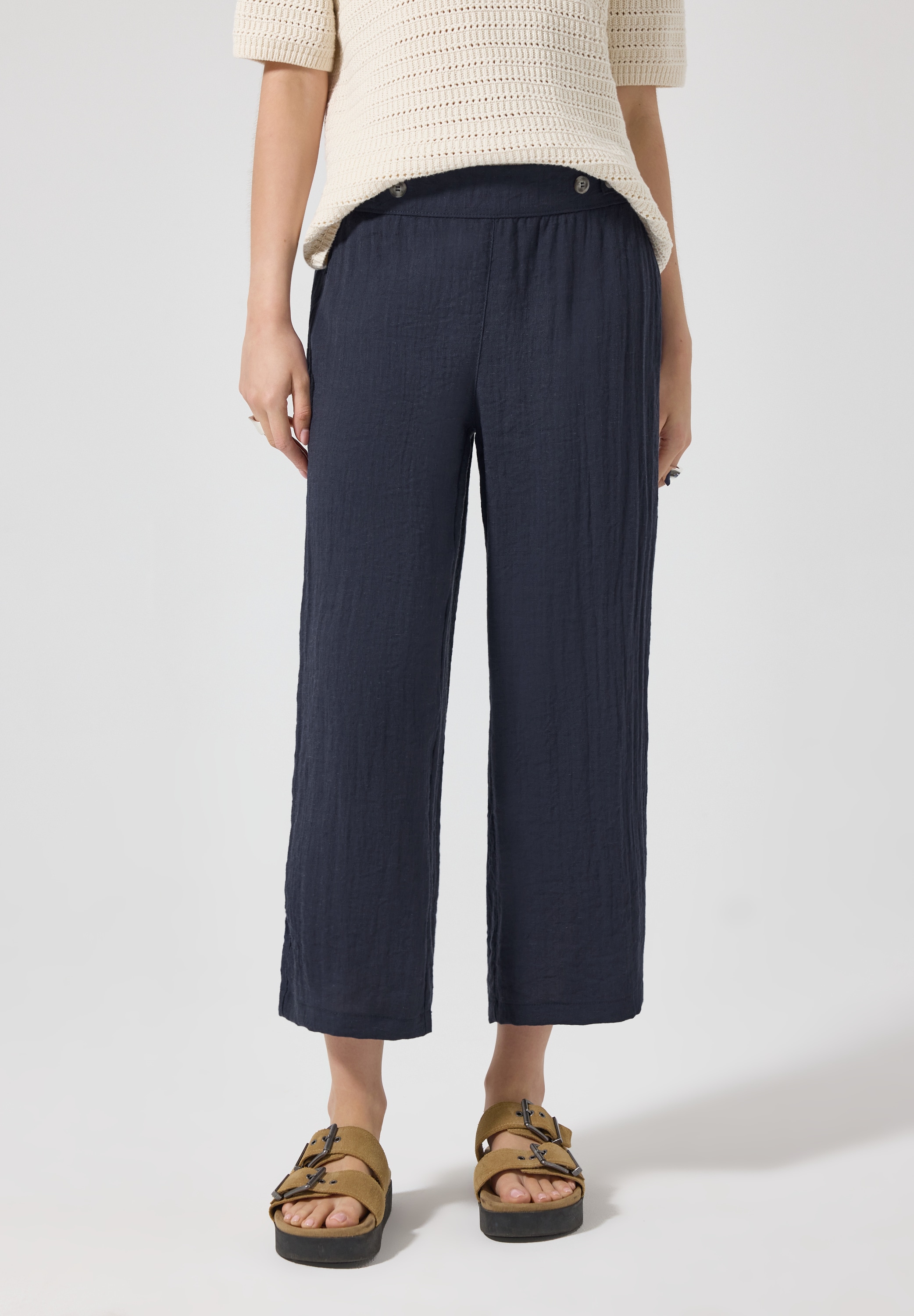 STREET ONE STUDIO Stoffhose Middle Waist