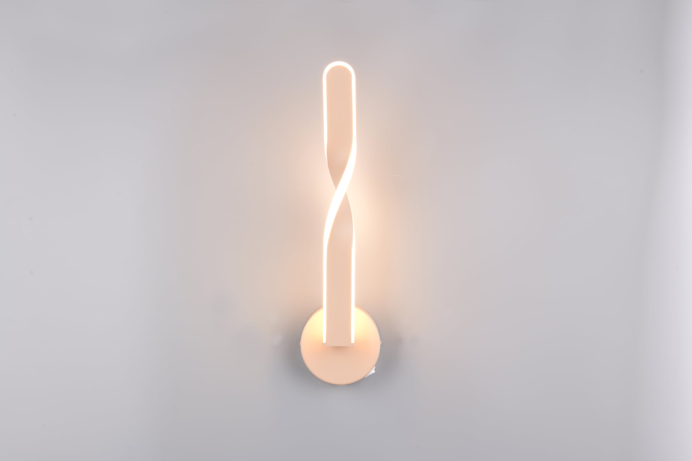 REALITY Leuchten LED Wandleuchte »GINKO, LED Wandlampe mit Schalter, 11W 1250 Lumen 3000K warmweiß«, 1 flammig, Leuchtmittel LED-Board | LED fest integriert, On/Off Kippschalter, elegant geschwungene LED Elemente Höhe 45,5cm