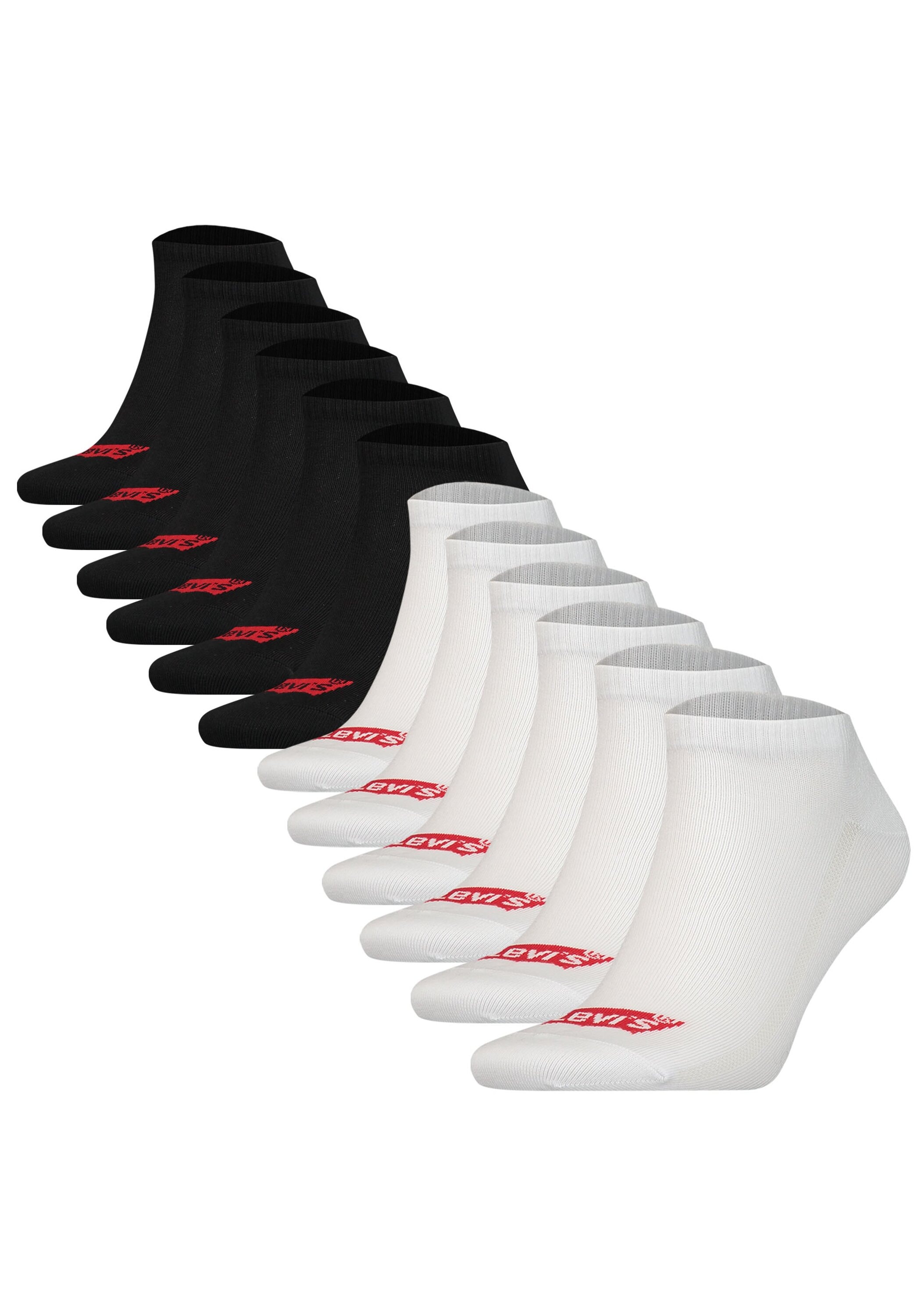 Levis Sneakersocken "Socken LEVIS LOW CUT BATWING LOGO 12P RECYCLED CO 12er Pack" 12 Paar tlg.