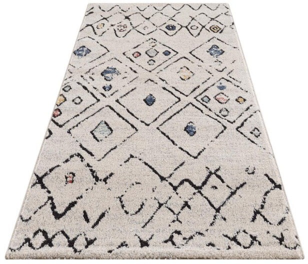 Carpet City Teppich "Mista 2574" rechteckig 9 mm Höhe Läufer, Kurzflor, Boh günstig online kaufen