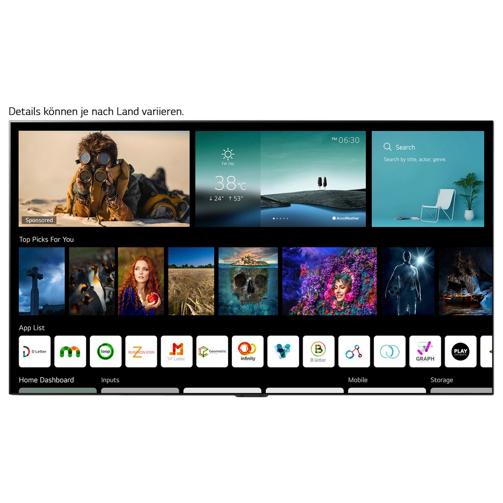 LG OLED-Fernseher »OLED55G19LA«, 139 cm/55 Zoll, 4K Ultra HD, Smart-TV