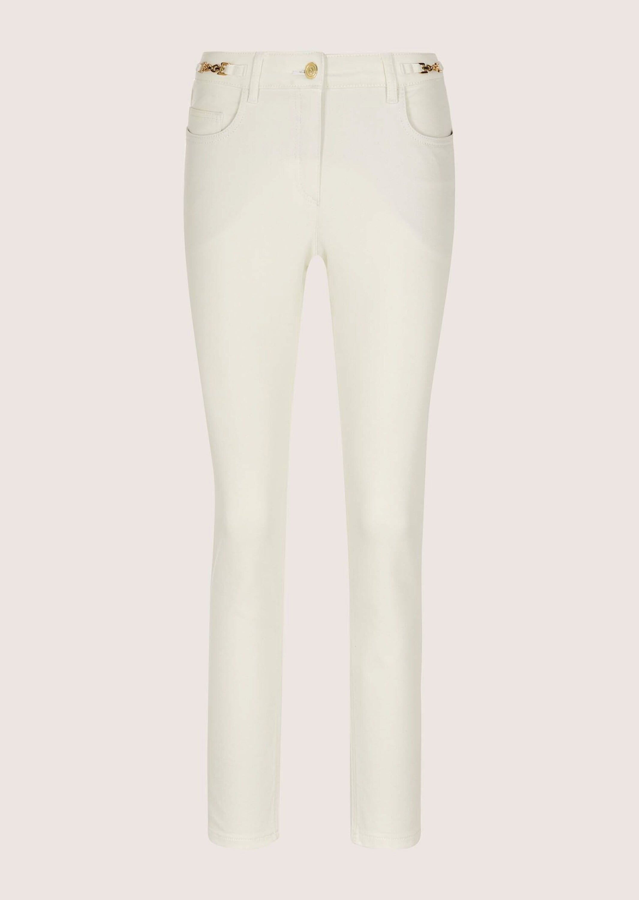 MADELEINE Regular-fit-Jeans "Jeans Lange Slim Fit Stretch-Jeans"