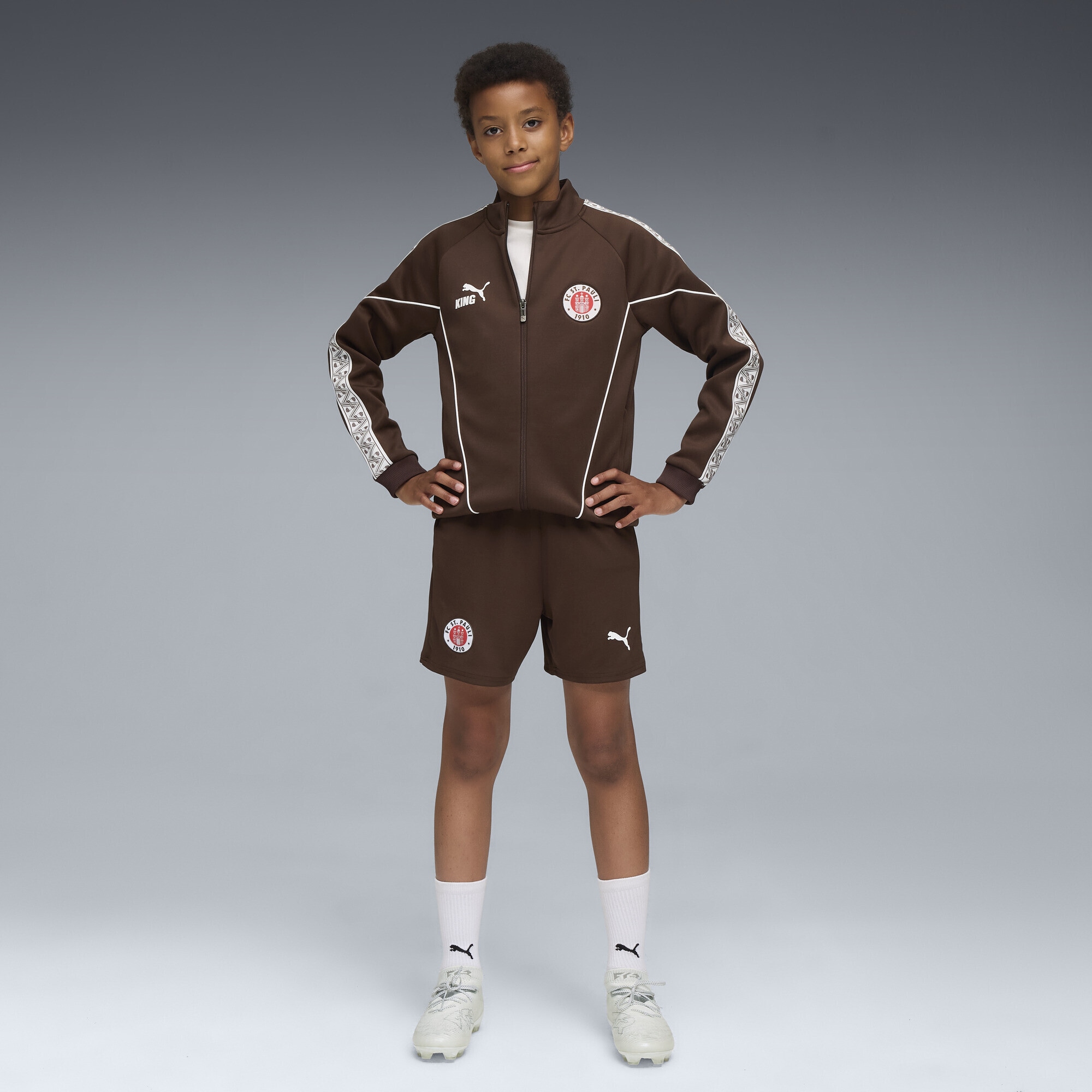 PUMA Sweatjacke »FC St. Pauli KING Anthem Jacke Jugendliche«