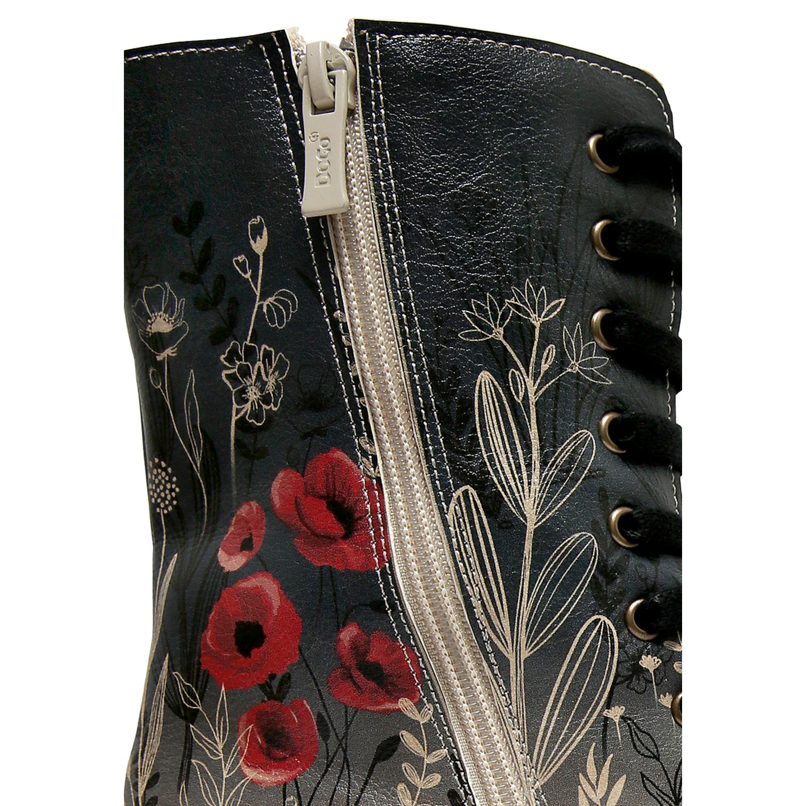 Thumbnail - DOGO Schnürboots "Zipsy High-Top Boots Free Spirit Damen Stiefeletten", Vegan