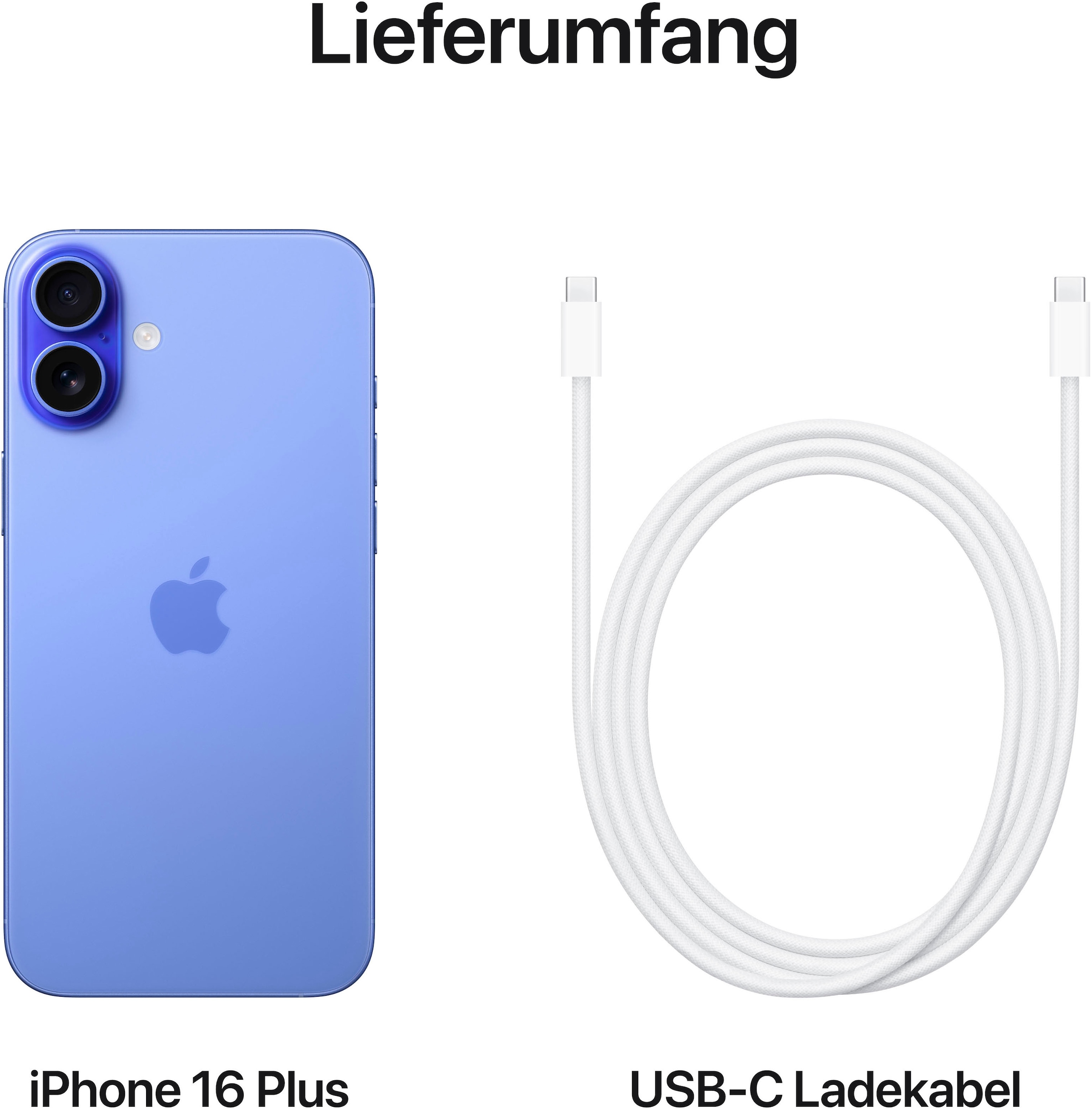 Apple Smartphone »iPhone 16 Plus«, Ultramarin