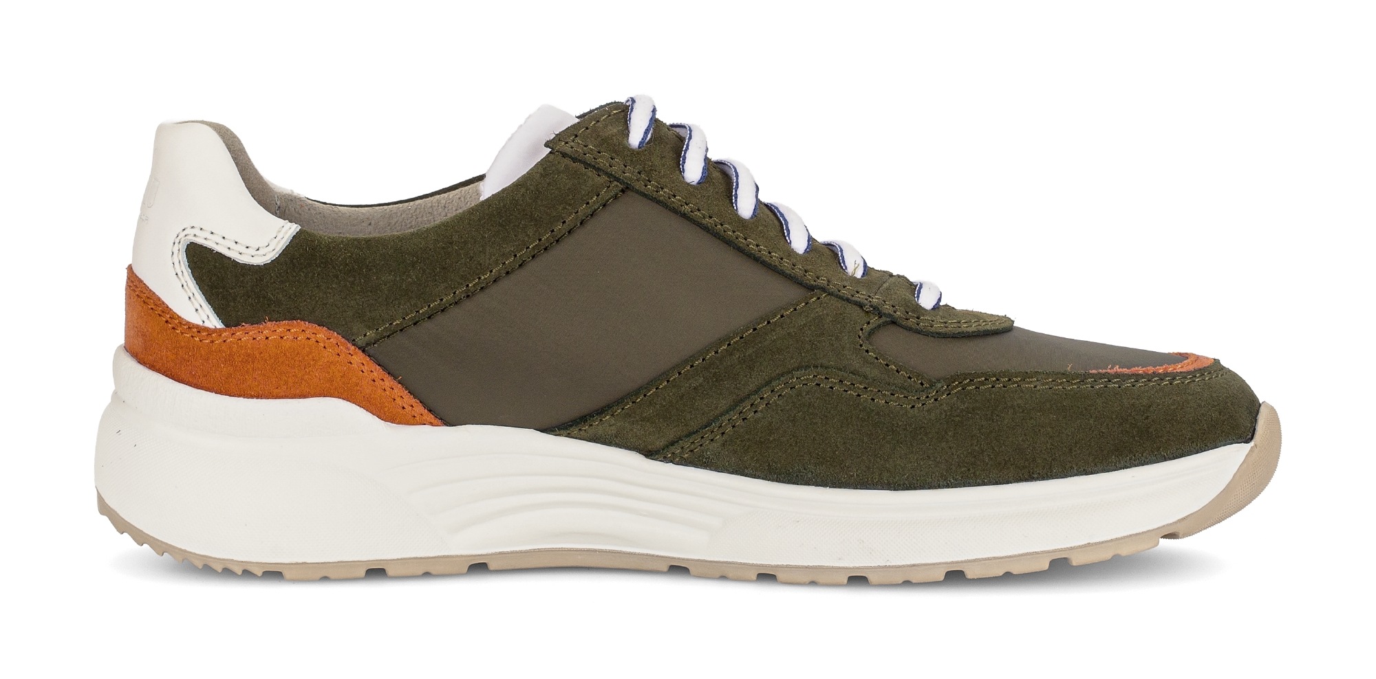 Pius Gabor Sneaker  , Freizeitschuh, Halbschuh, Schnürschuh mit Kontrastbesätzen, G-Weite