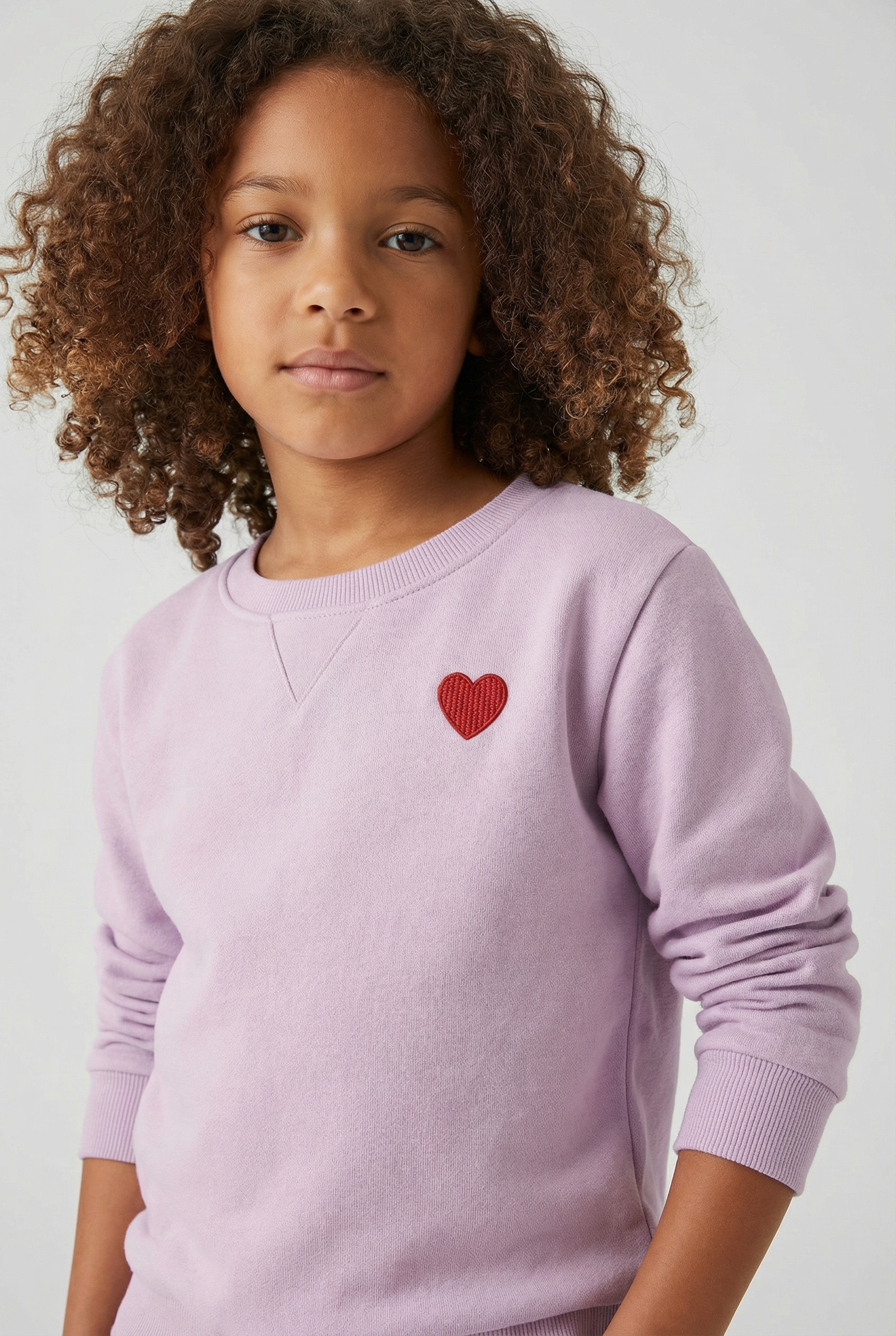 Sweatshirt NAME IT "NMFVIMA LS SWEAT BRU NOOS", Mädchen, Gr. 98, winsome orchid, angeraute Sweatware, Obermaterial: 60% Baumwolle, 40% Polyester, unifarben, Basic normal, Rundhals, Rippbündchen, Sweatshirts Sweatshirt 2
